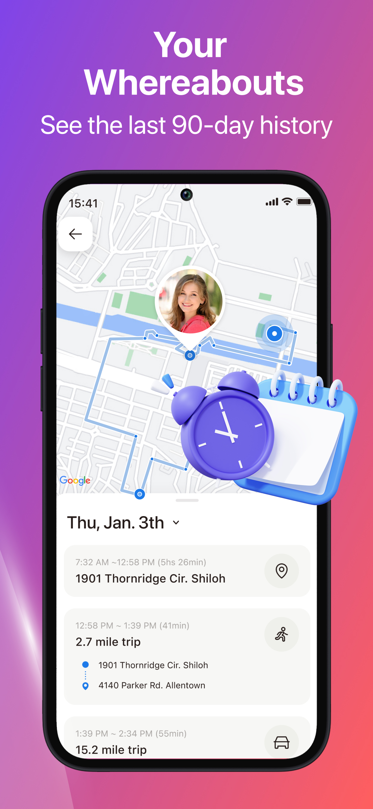اسکرین شات 3 برنامه iSharing: GPS Location Tracker