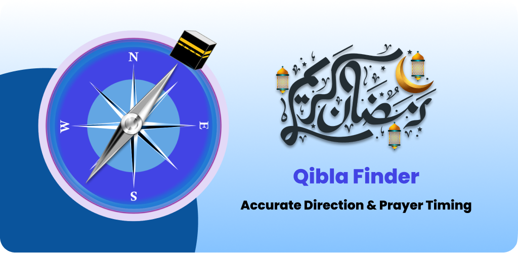 اسکرین شات 1 برنامه Qibla Finder Compass & Prayer