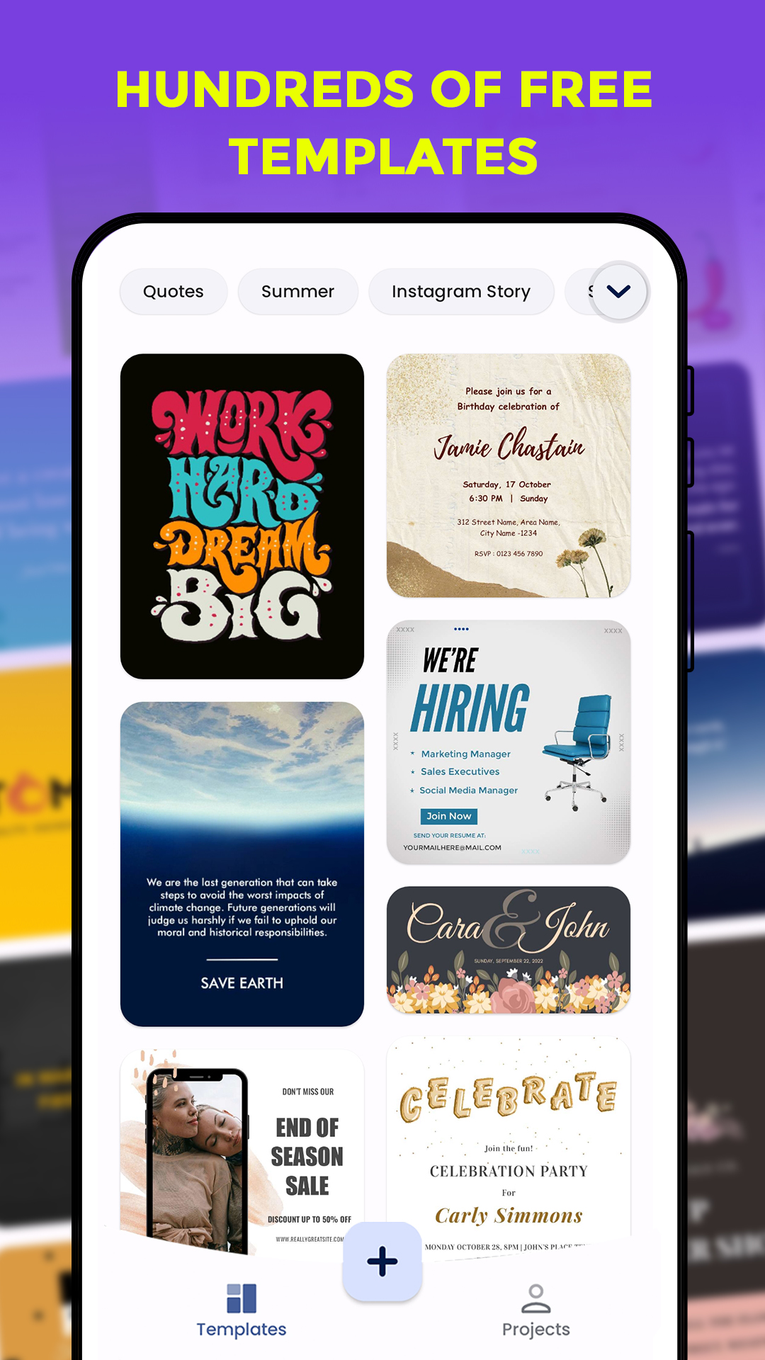 اسکرین شات 2 برنامه Poster Maker - Flyer Creator