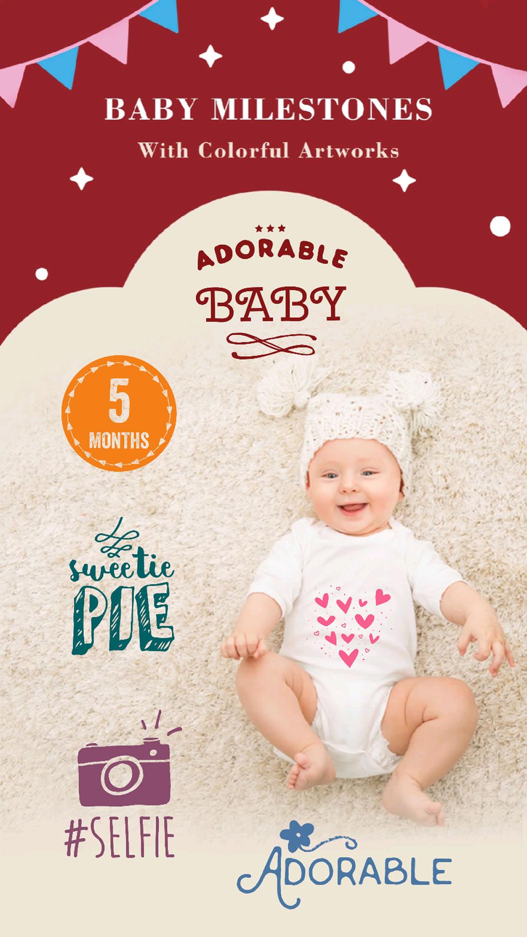 اسکرین شات 2 برنامه Baby Photo Editor & Story Art