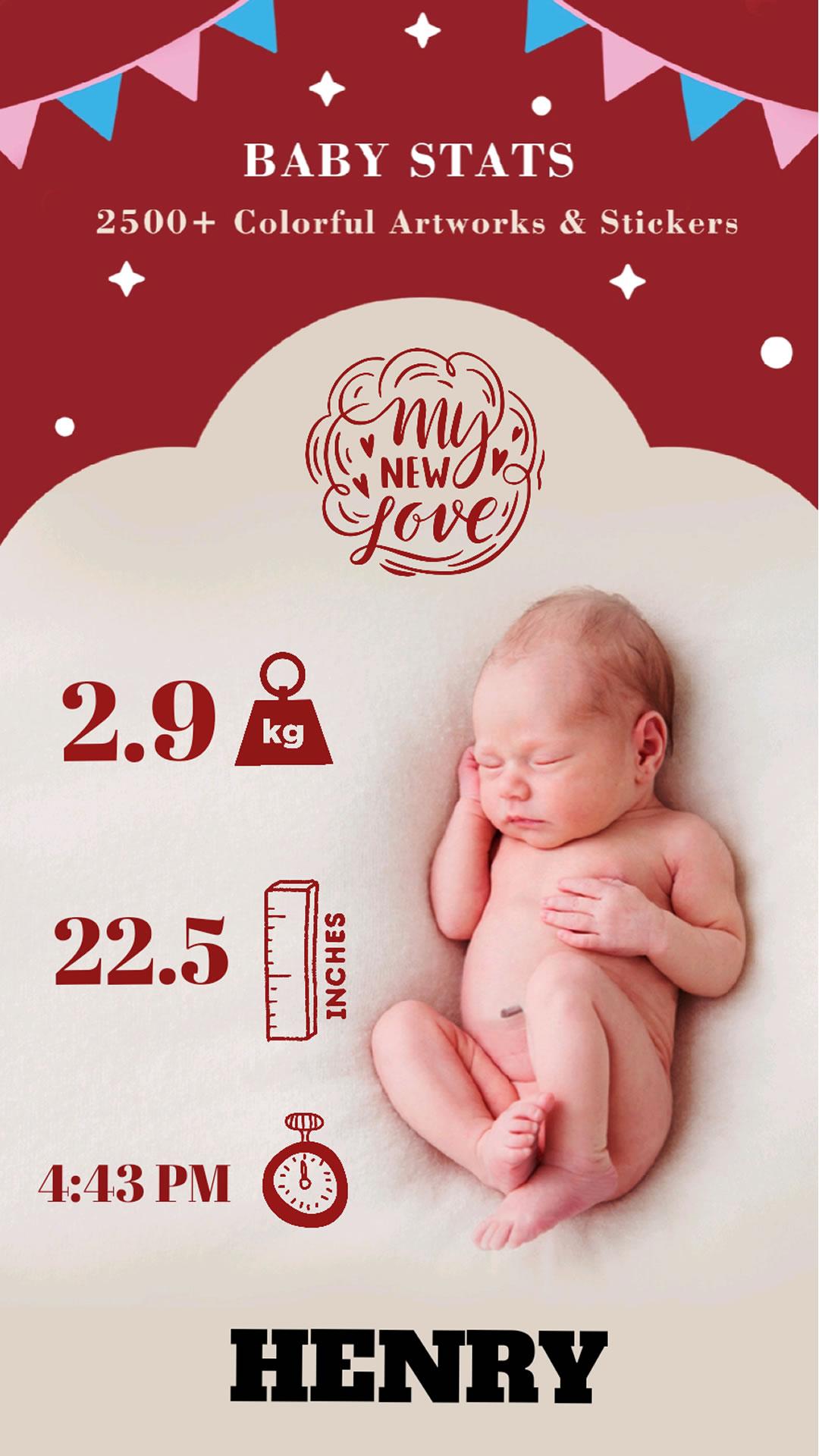 اسکرین شات 1 برنامه Baby Photo Editor & Story Art