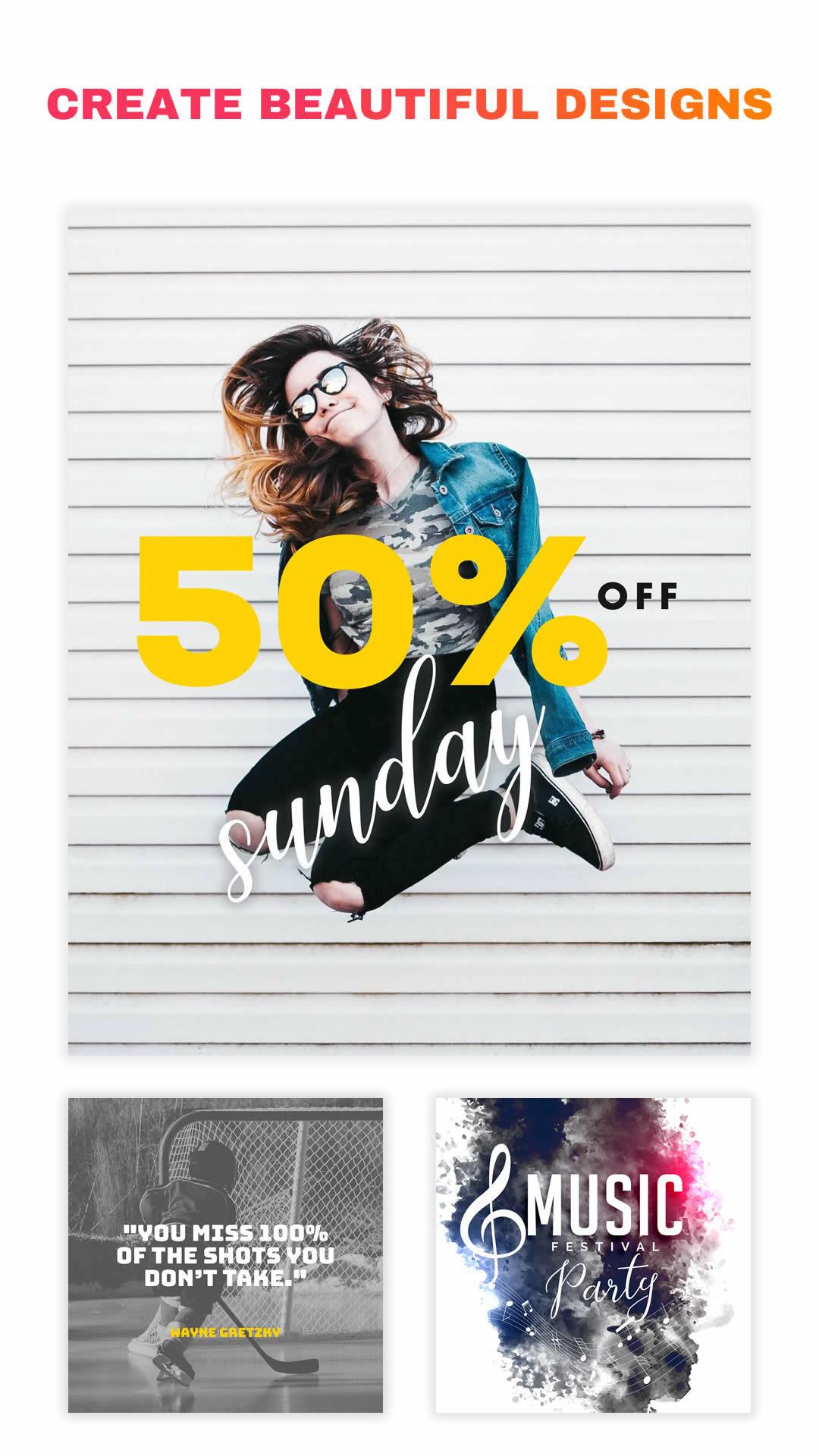 اسکرین شات 1 برنامه Thumbnail Maker - Make Flyers