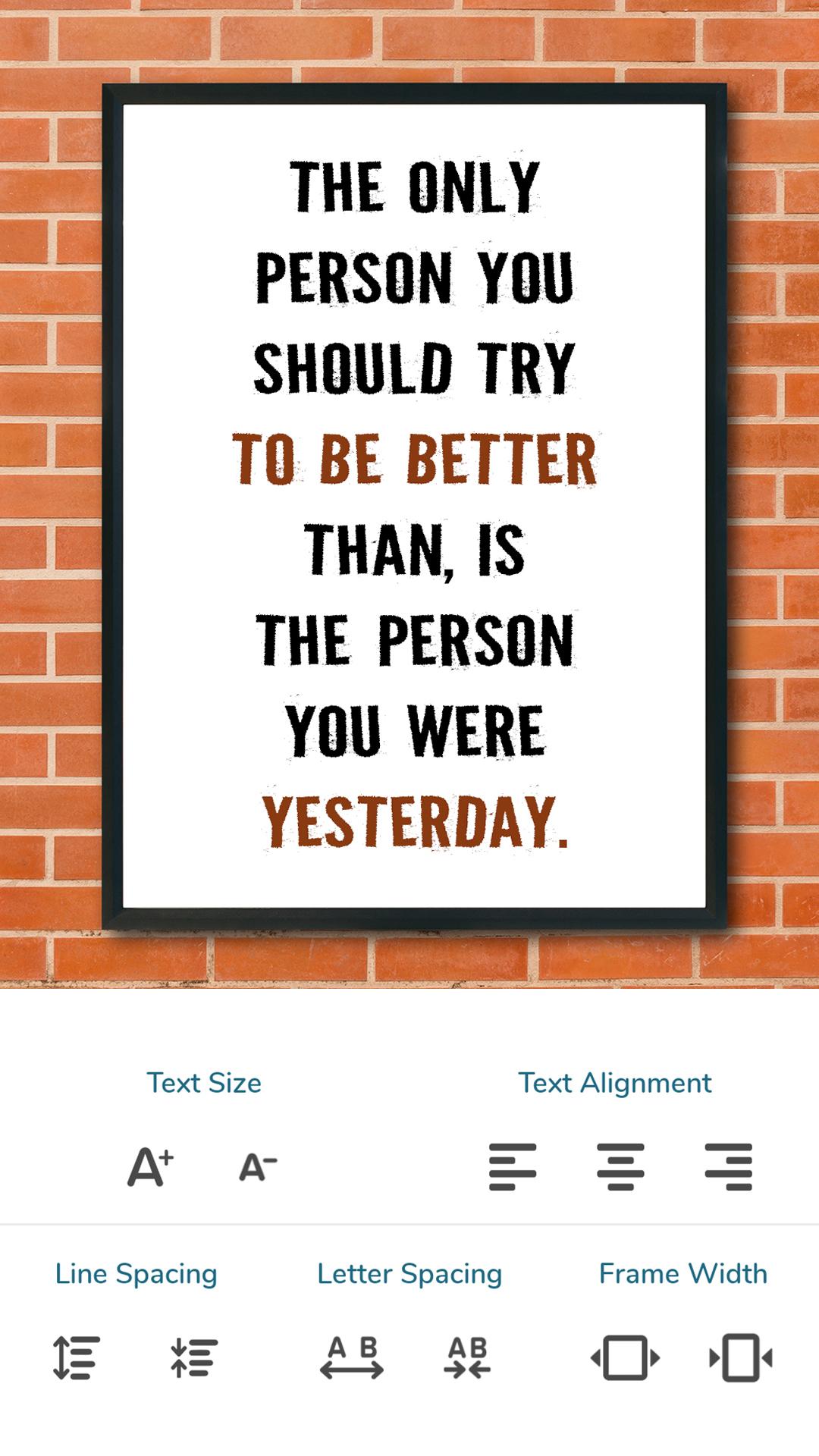 اسکرین شات 3 برنامه Quotes Creator - Quote Maker