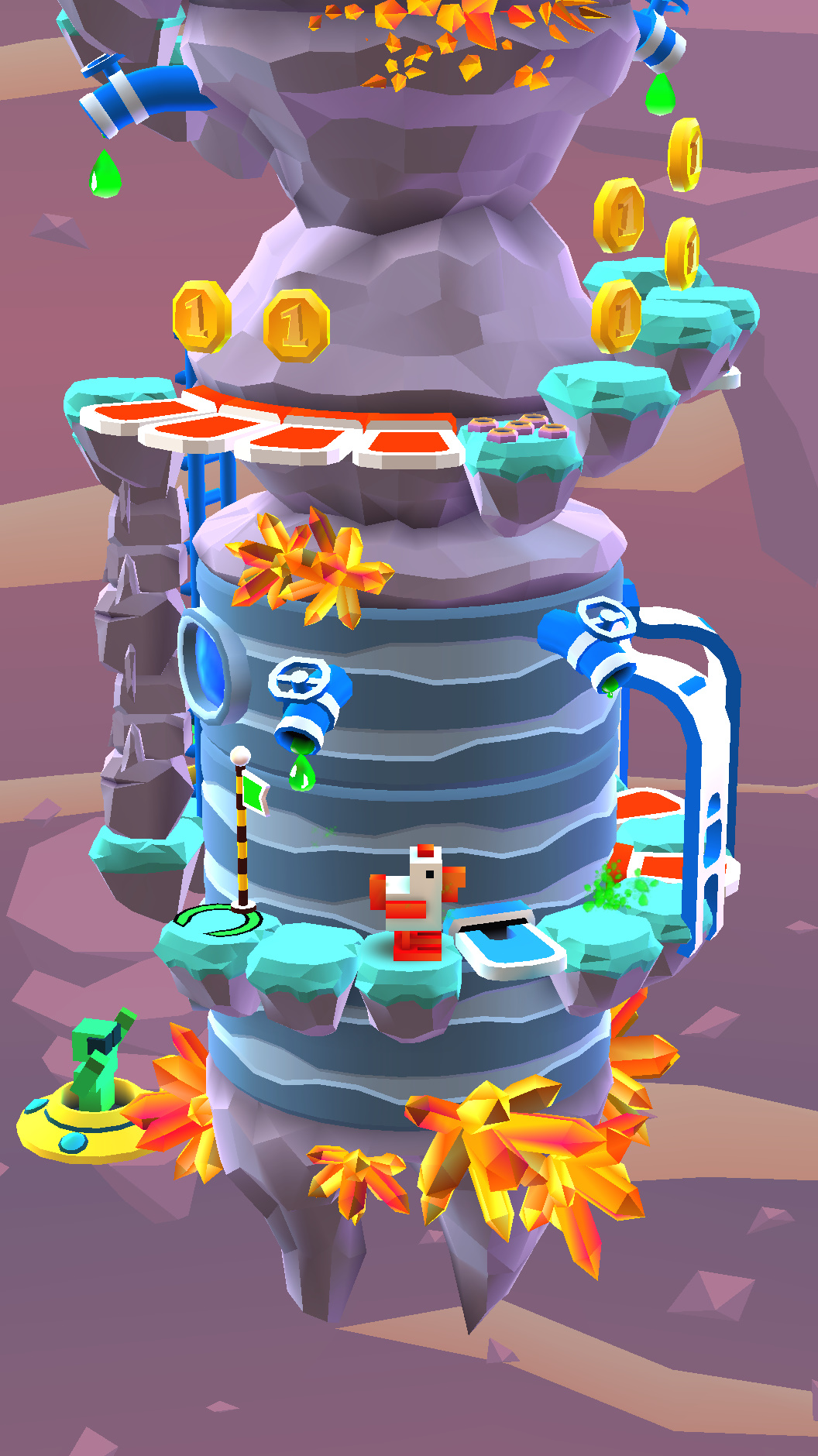اسکرین شات 5 بازی Blocky Castle: Tower Climb