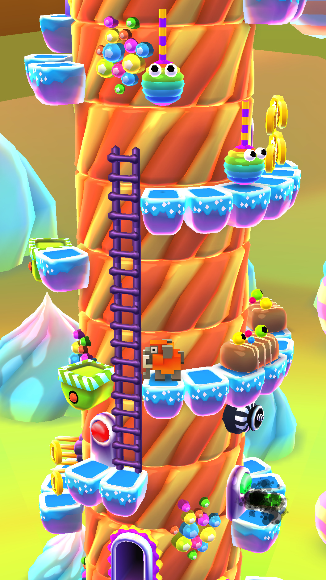 اسکرین شات 2 بازی Blocky Castle: Tower Climb