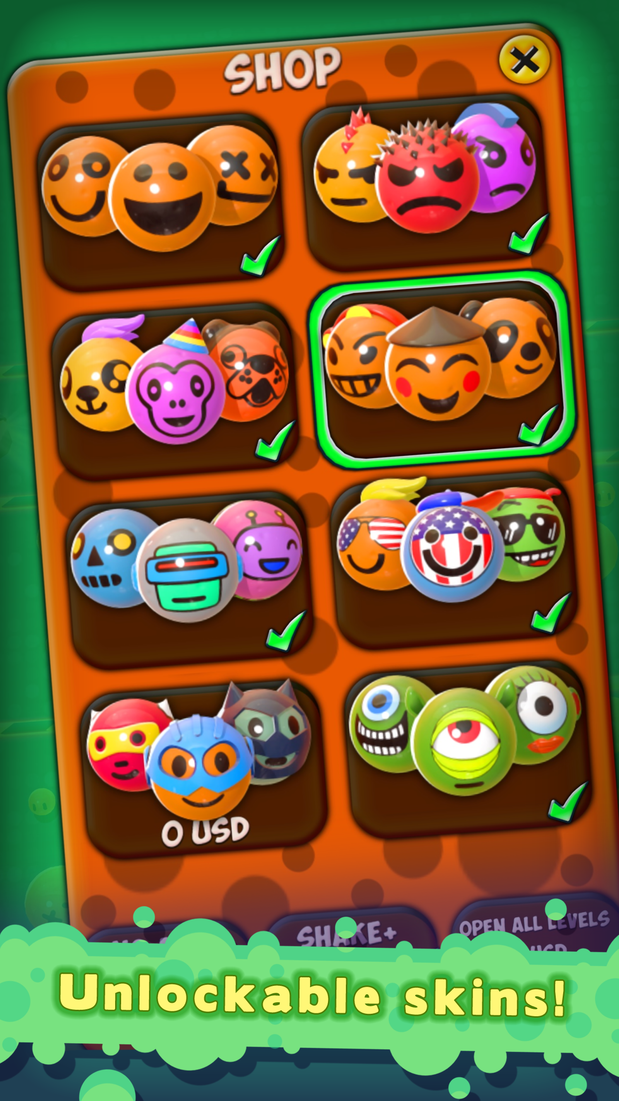 اسکرین شات 4 بازی Rolling Down: Emoji Adventure