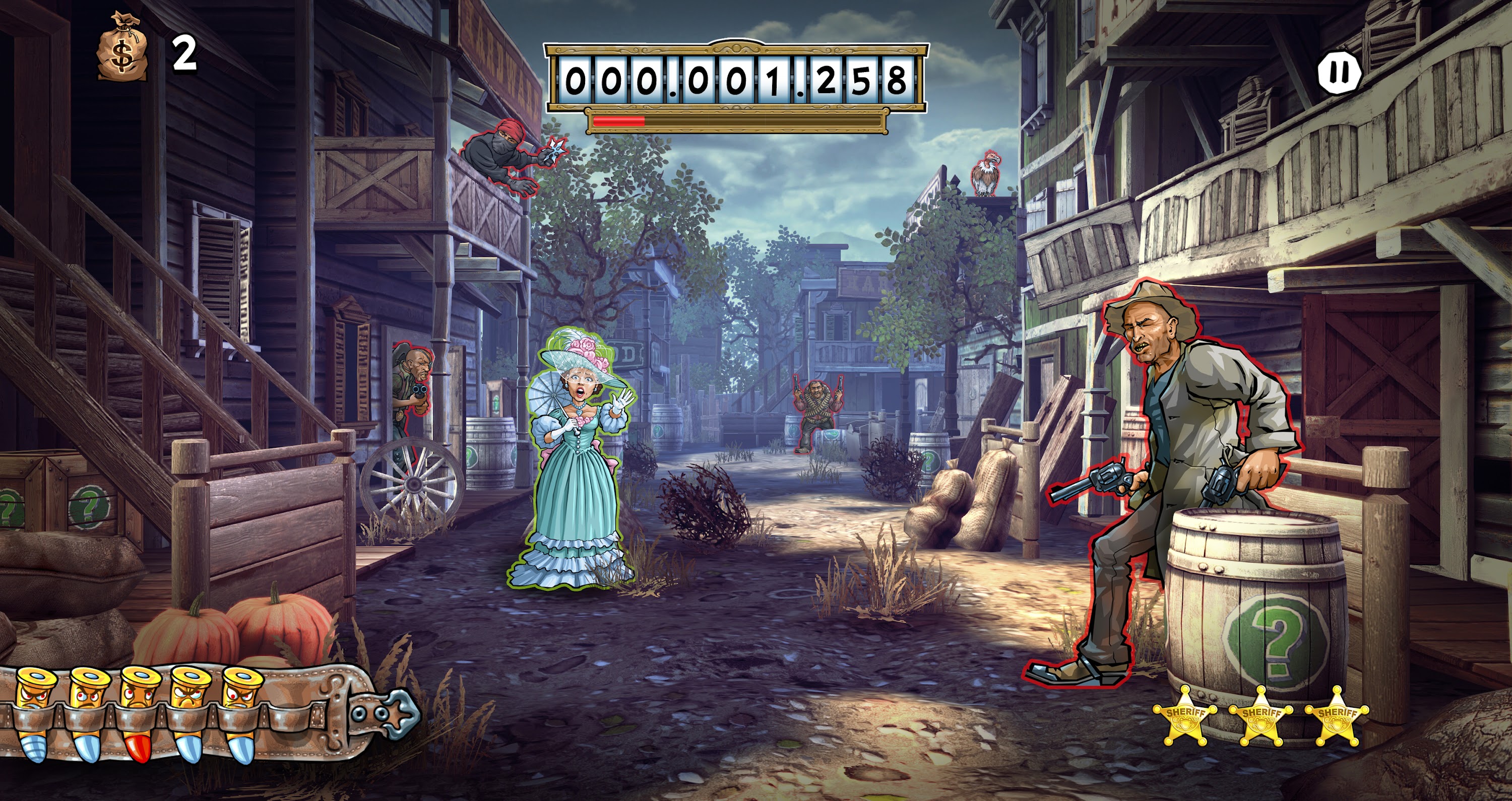 اسکرین شات 1 بازی Mad Bullets: Western Arcade