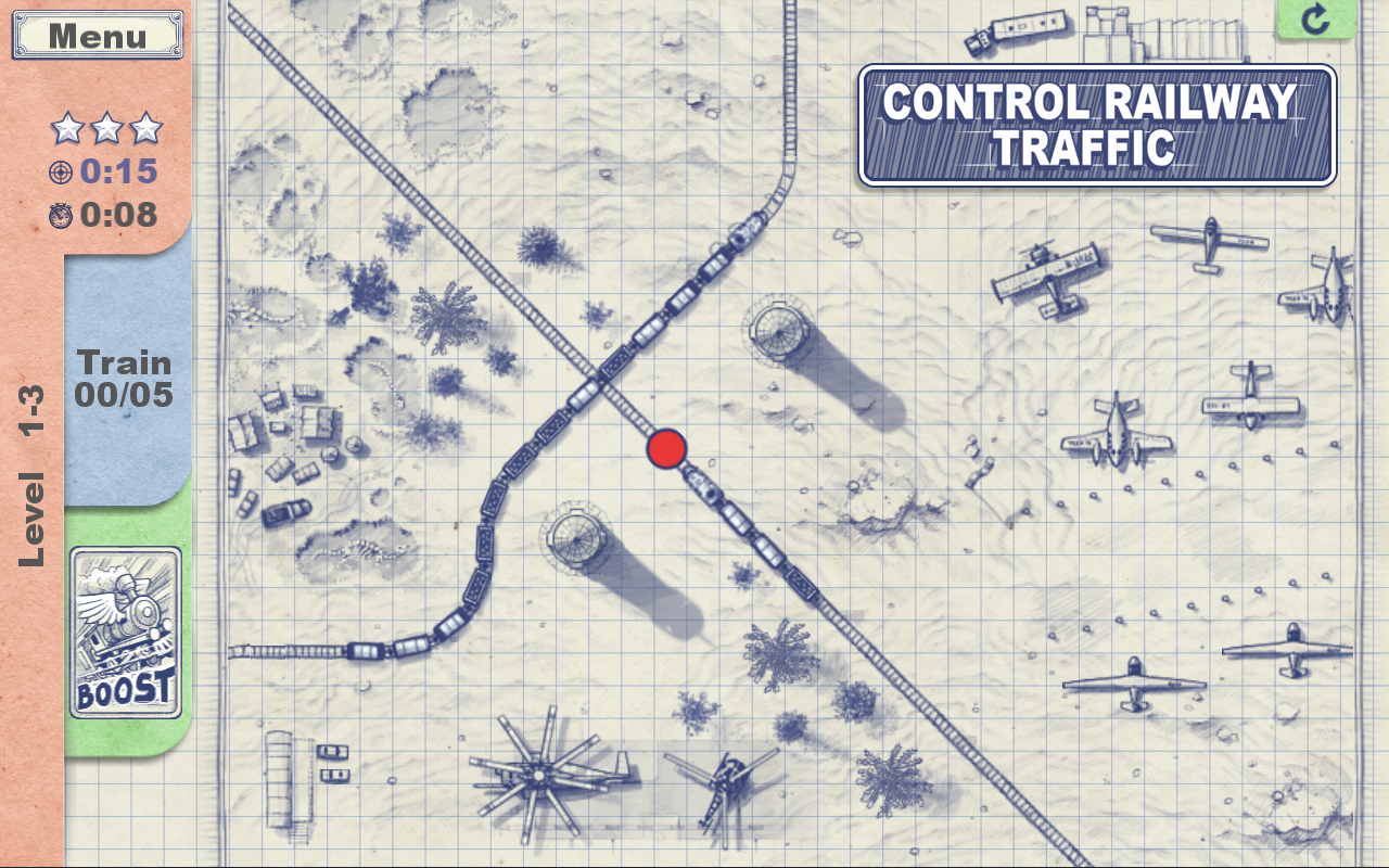 اسکرین شات 2 بازی Paper Train: Railway Traffic