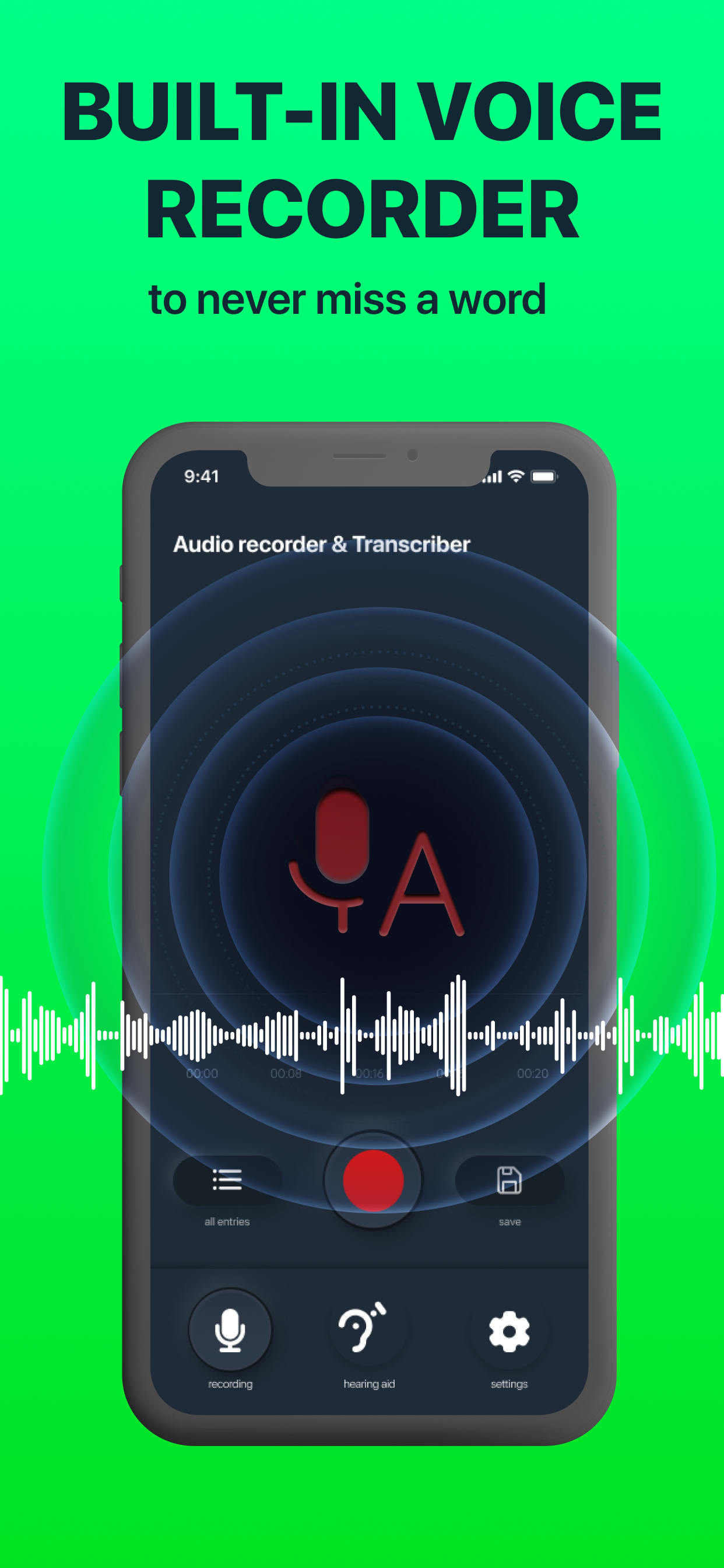 اسکرین شات 7 برنامه Listening device, Hearing Aid