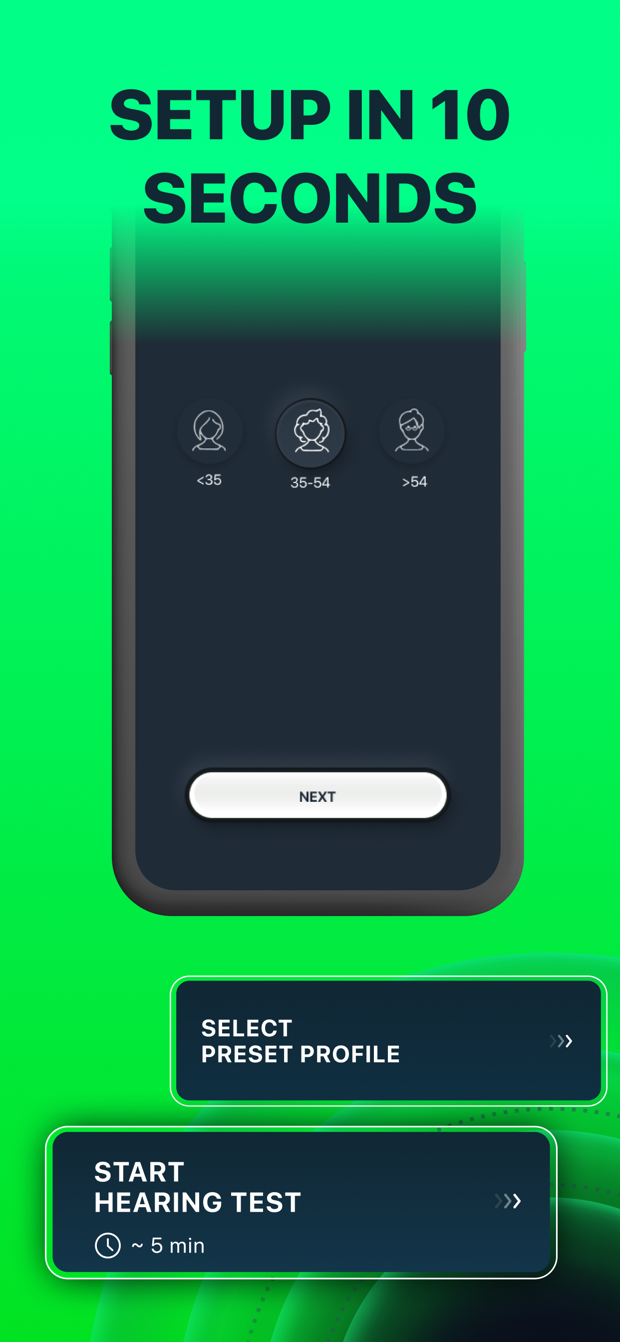 اسکرین شات 5 برنامه Listening device, Hearing Aid