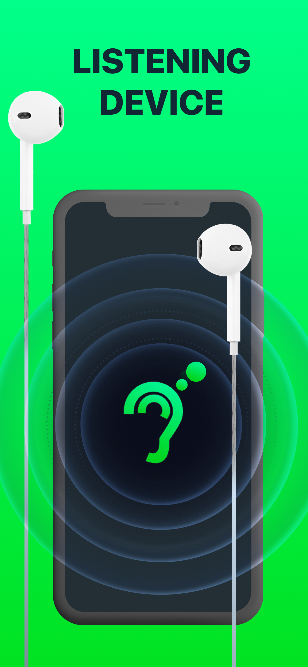 اسکرین شات 1 برنامه Listening device, Hearing Aid