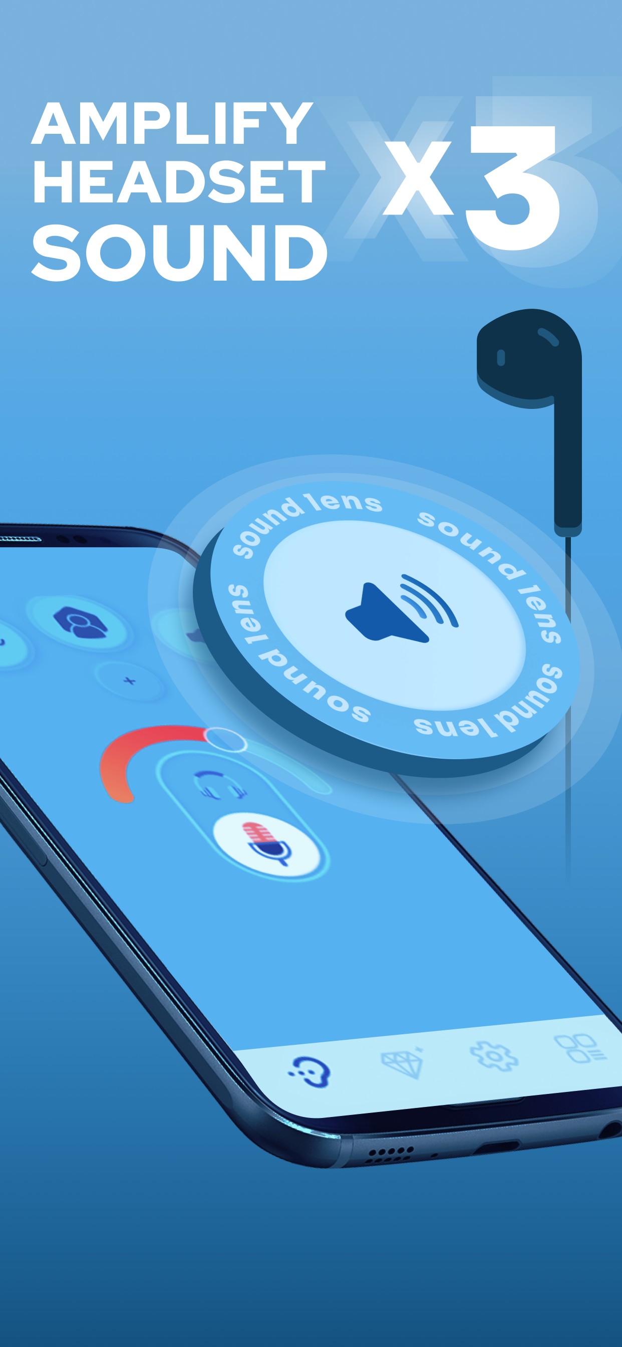 اسکرین شات 3 برنامه HEARING AID APP:PETRALEX 4 EAR