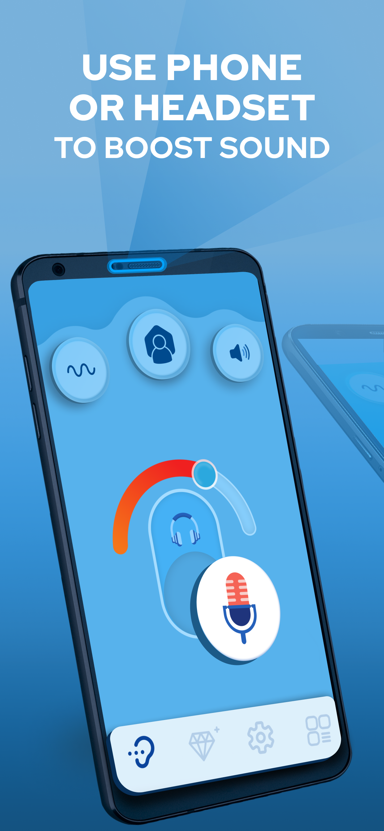 اسکرین شات 2 برنامه HEARING AID APP:PETRALEX 4 EAR