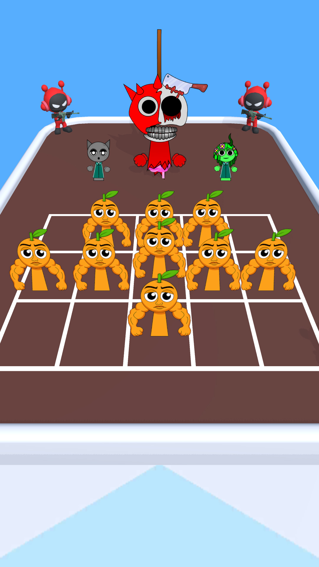 اسکرین شات 2 بازی Brainzot Run: Merge Battle