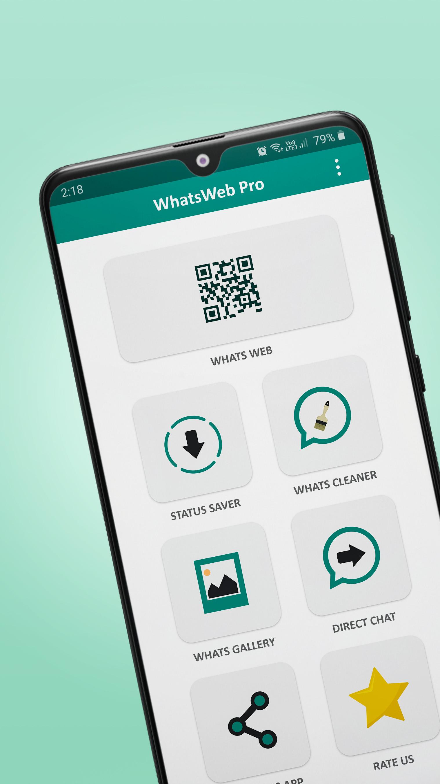 اسکرین شات 1 برنامه Whats Web Pro