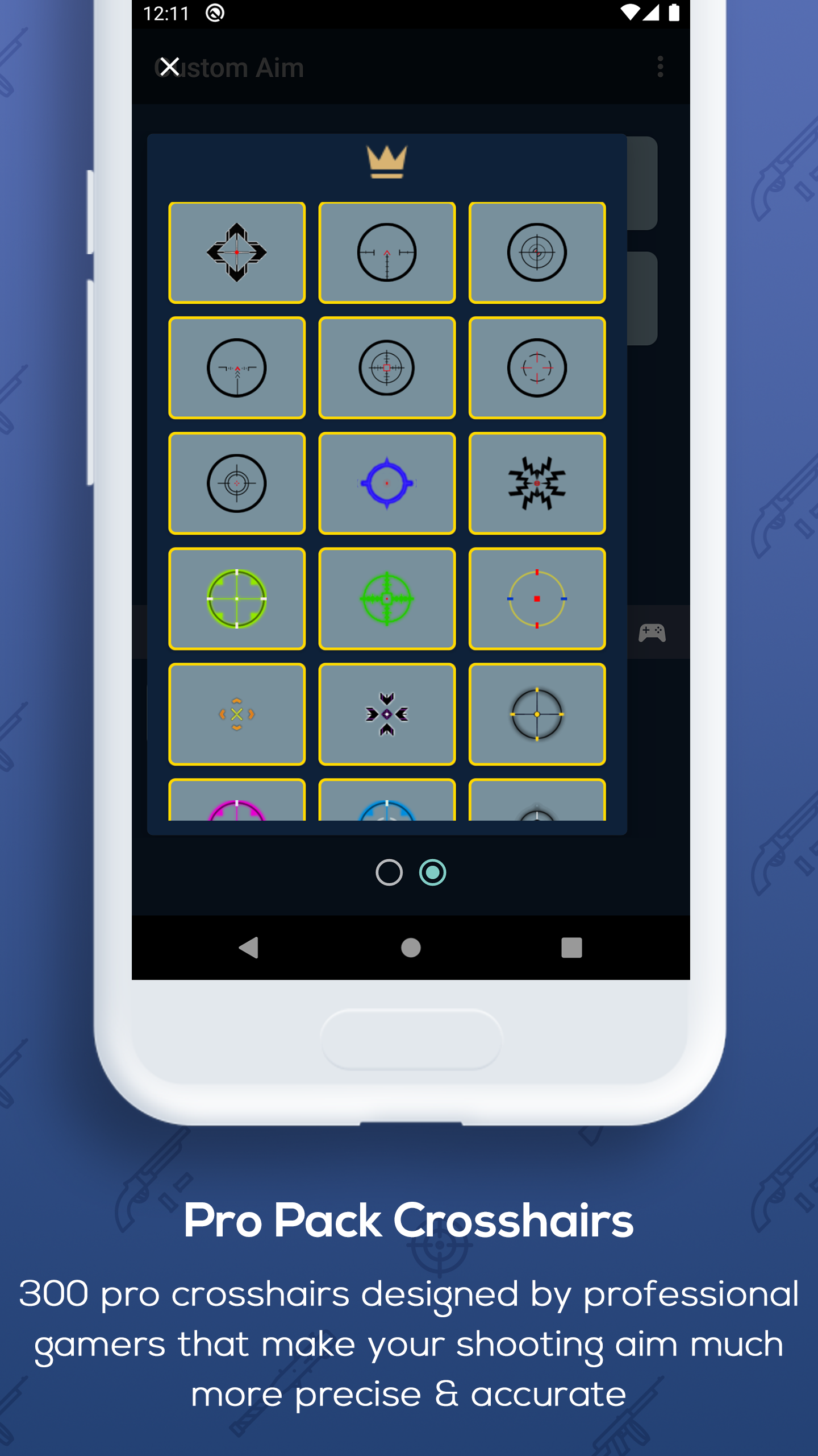 اسکرین شات 4 بازی Custom Aim - Crosshair Pro