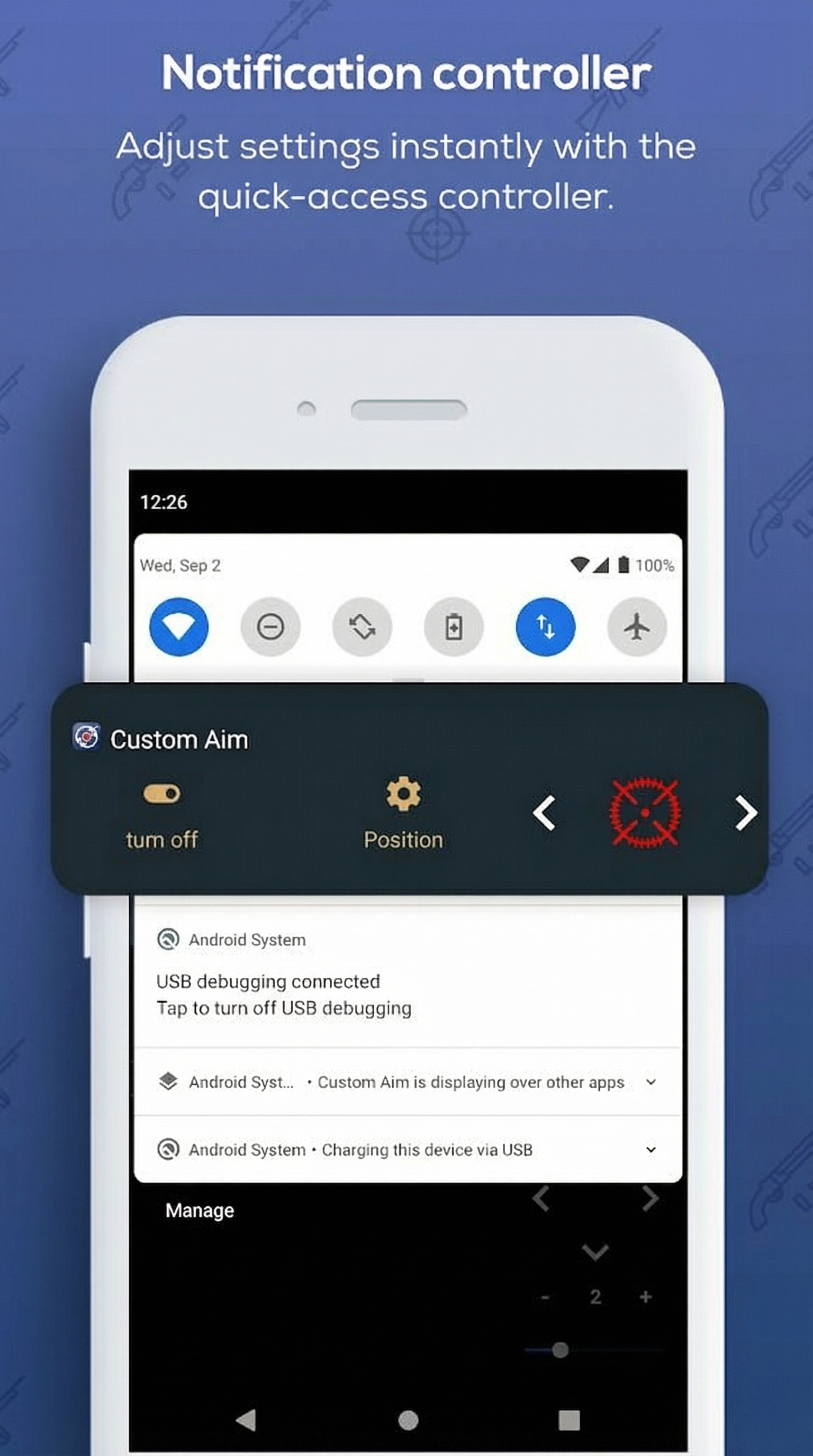 اسکرین شات 6 بازی Custom Aim - Crosshair Pro