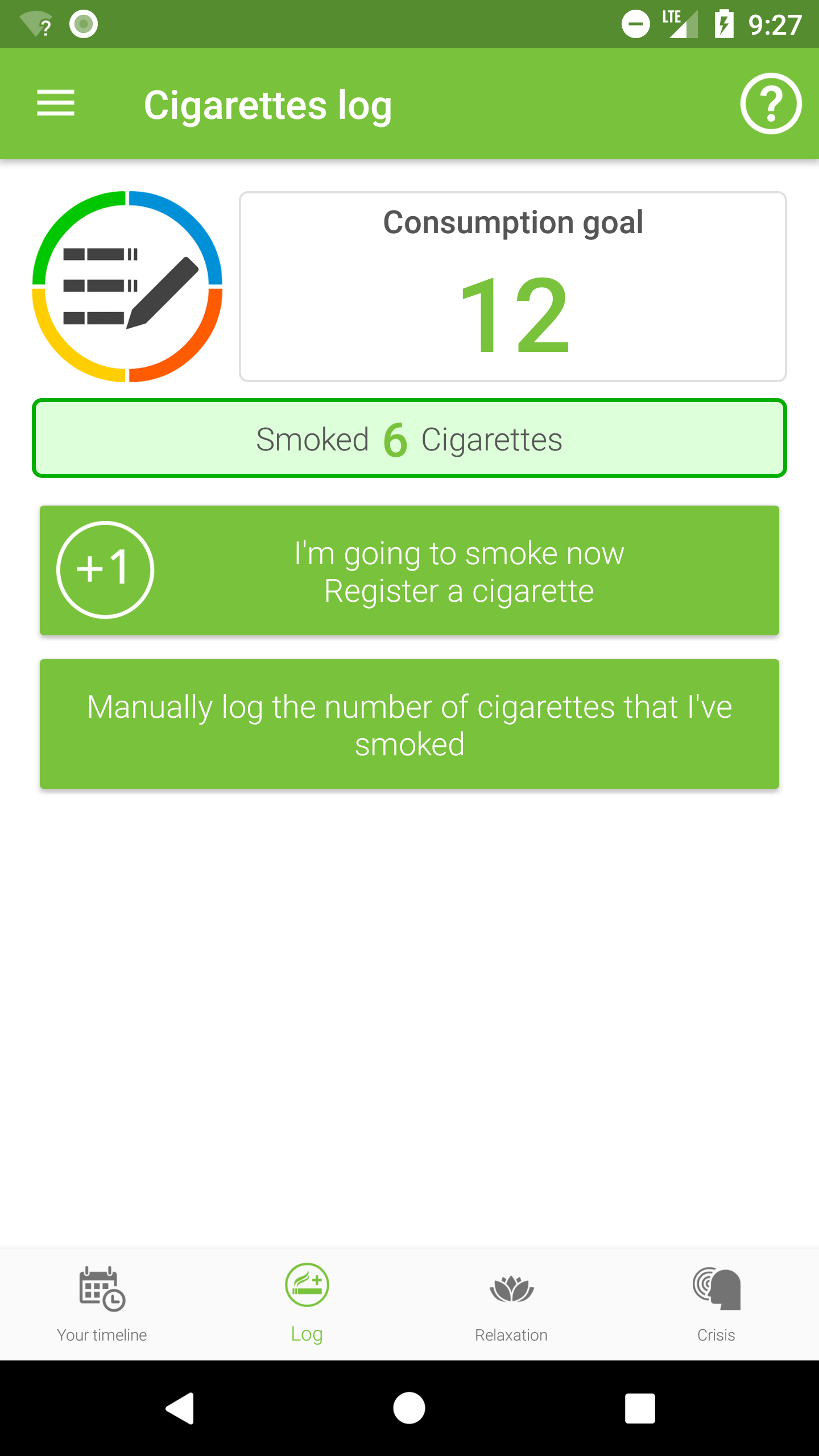 اسکرین شات 3 برنامه Stop Tobacco. Quit Smoking App