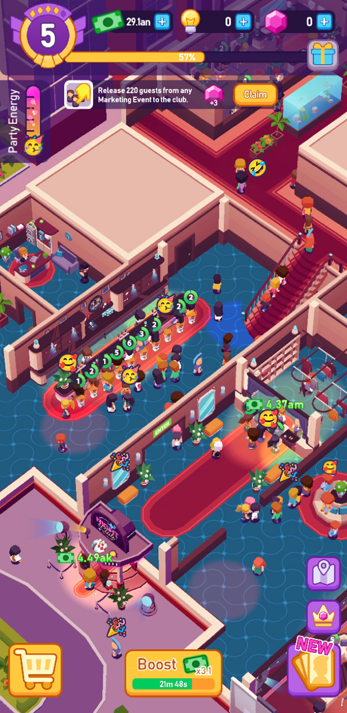 اسکرین شات 6 بازی Idle Nightclub Tycoon