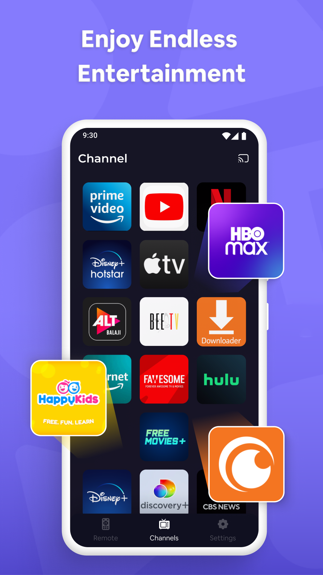 اسکرین شات 4 برنامه Universal TV Remote Control