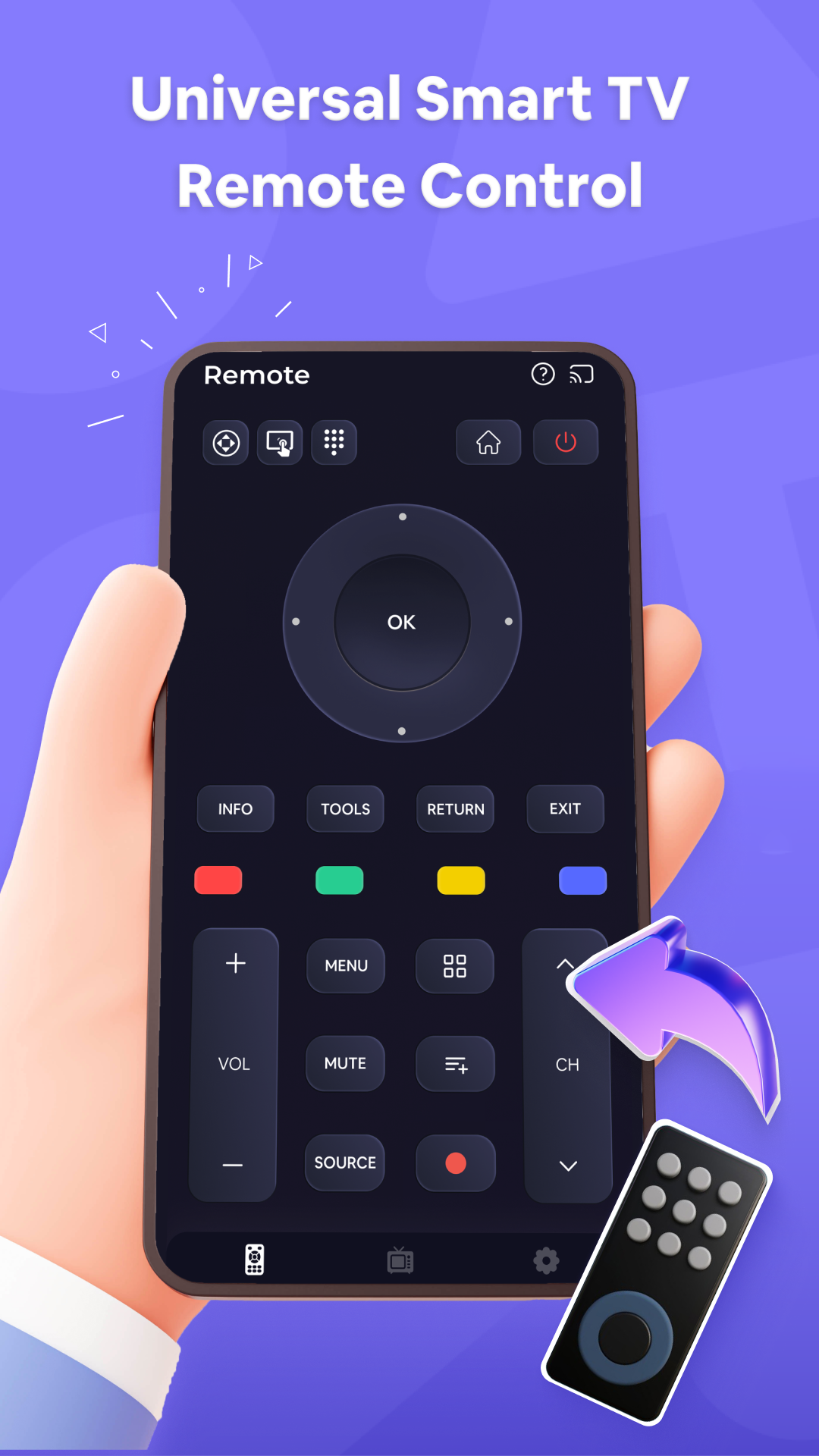 اسکرین شات 2 برنامه Universal TV Remote Control