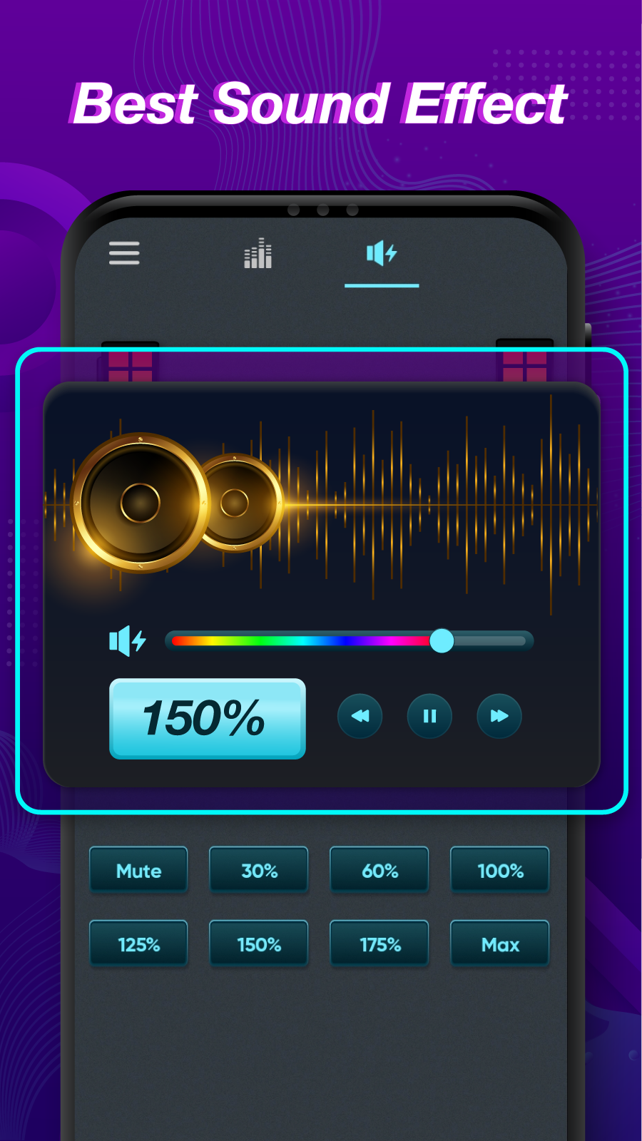 اسکرین شات 5 برنامه Equalizer: Volume Bass Booster