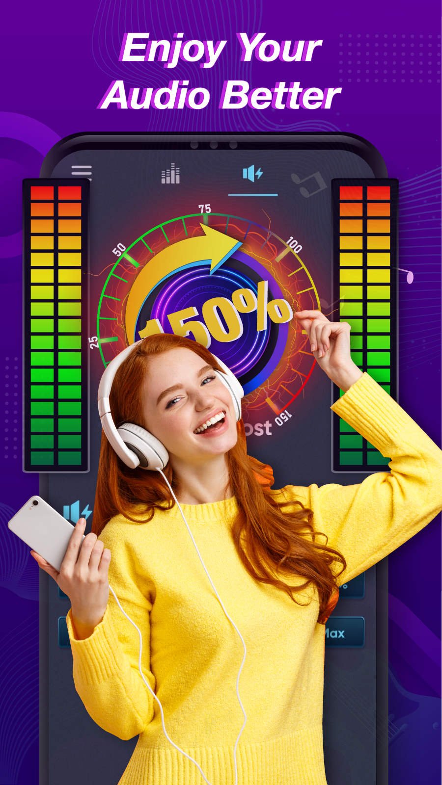 اسکرین شات 6 برنامه Equalizer: Volume Bass Booster