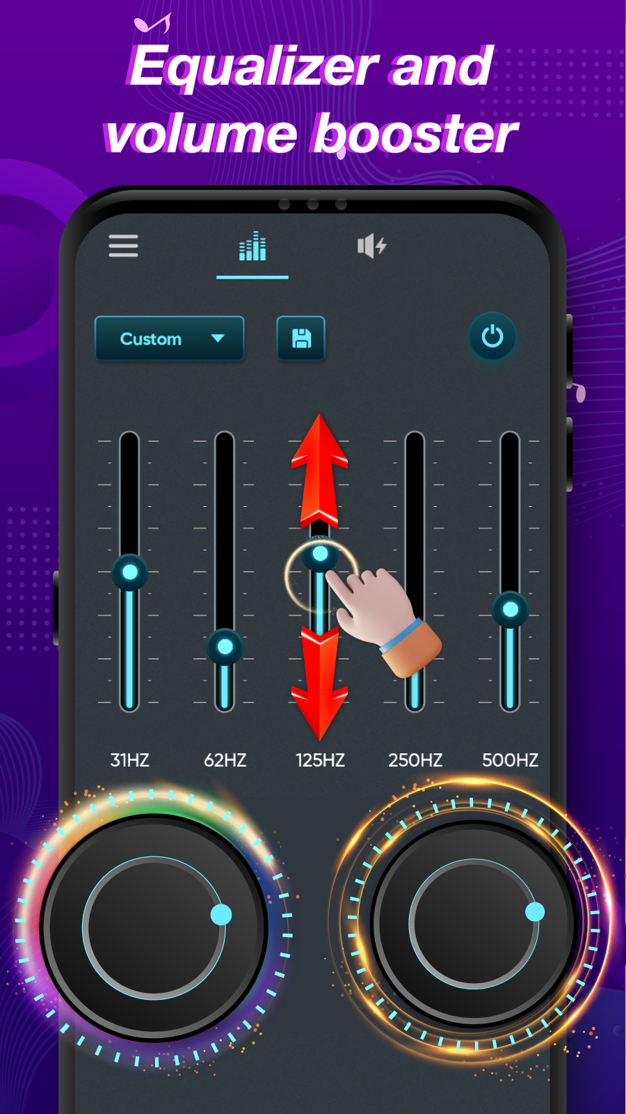 اسکرین شات 3 برنامه Equalizer: Volume Bass Booster