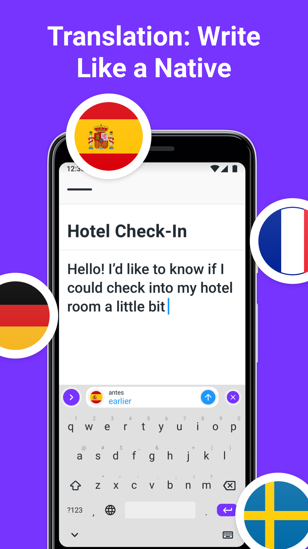 اسکرین شات 8 برنامه Typeright: Grammar Checker