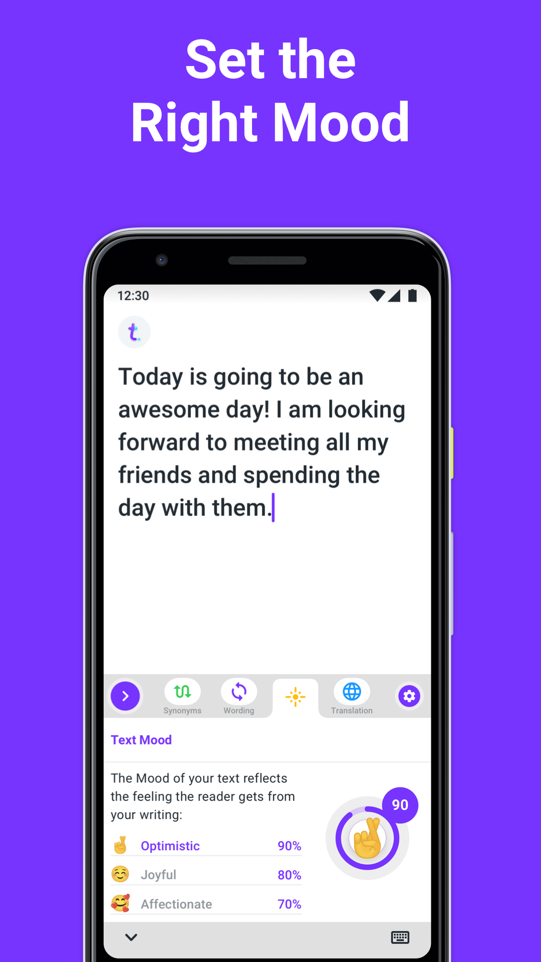 اسکرین شات 7 برنامه Typeright: Grammar Checker