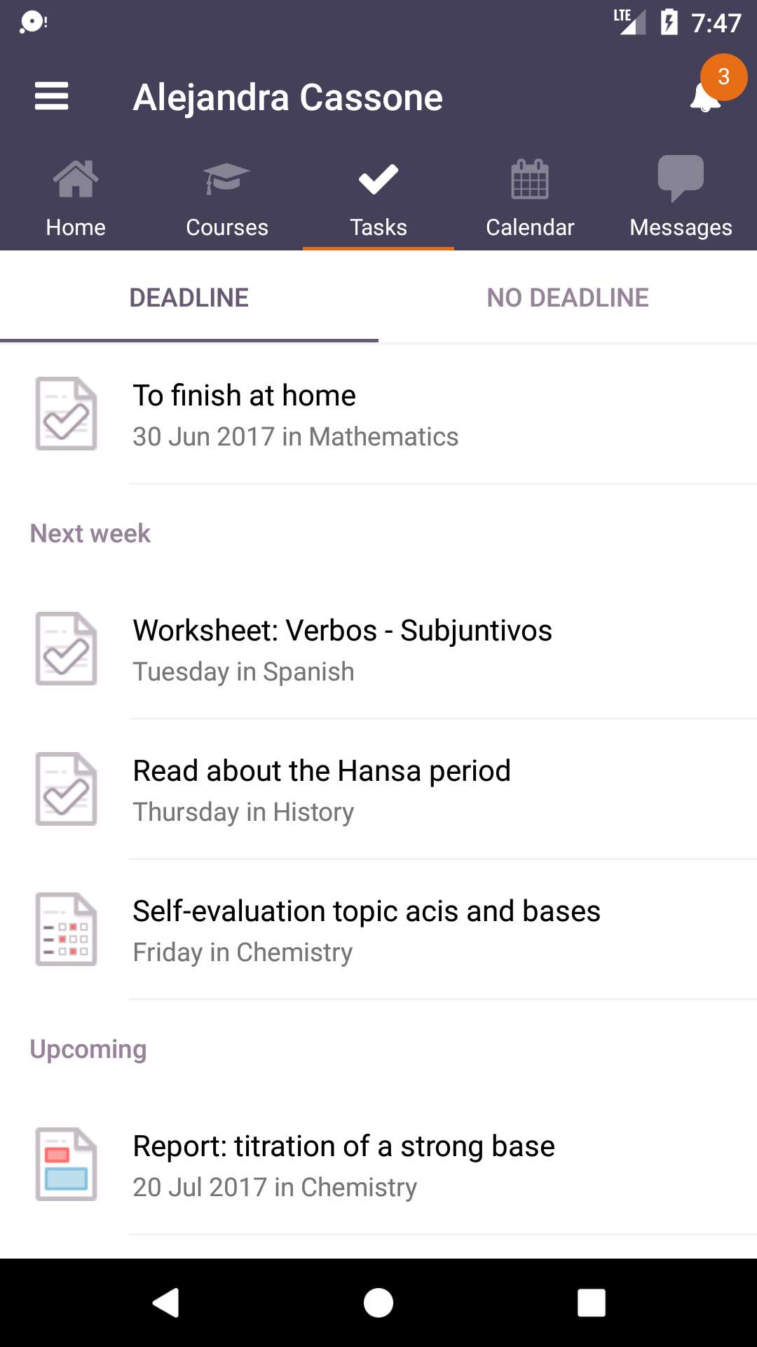 اسکرین شات 4 برنامه itslearning mobile