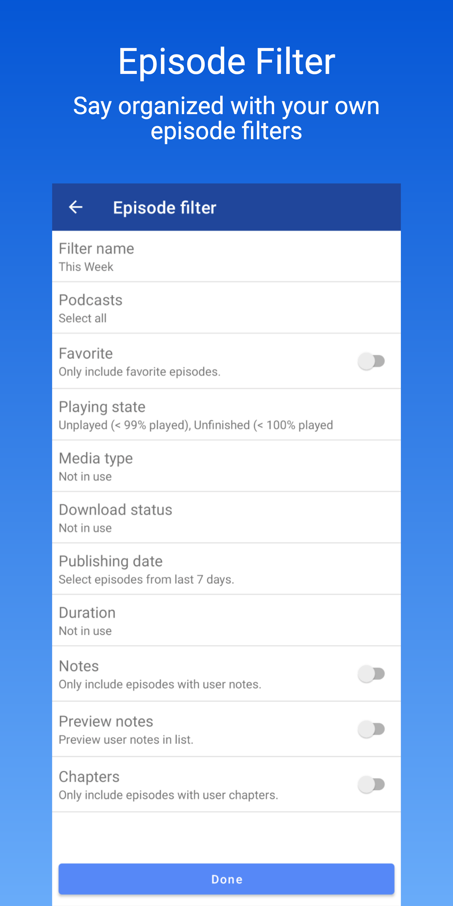 اسکرین شات 8 برنامه Podcast Republic - Podcast app