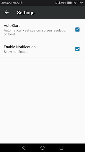 اسکرین شات برنامه Screen Resolution Changer: Display Size & Density 6