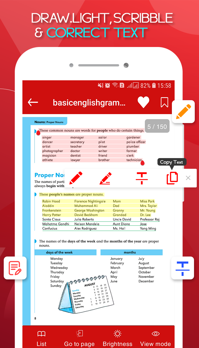 اسکرین شات 1 برنامه PDF Reader for Android