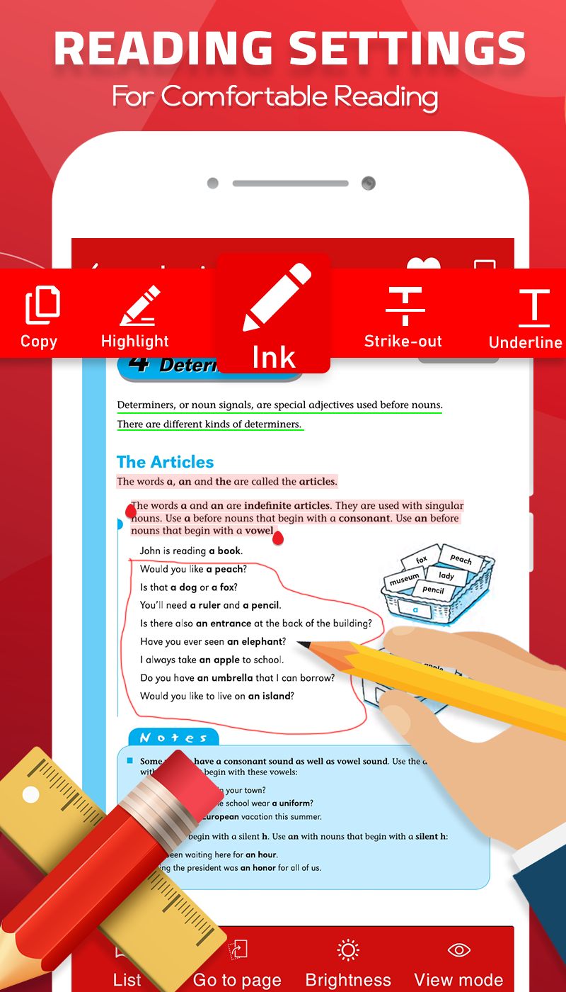 اسکرین شات 2 برنامه PDF Reader for Android