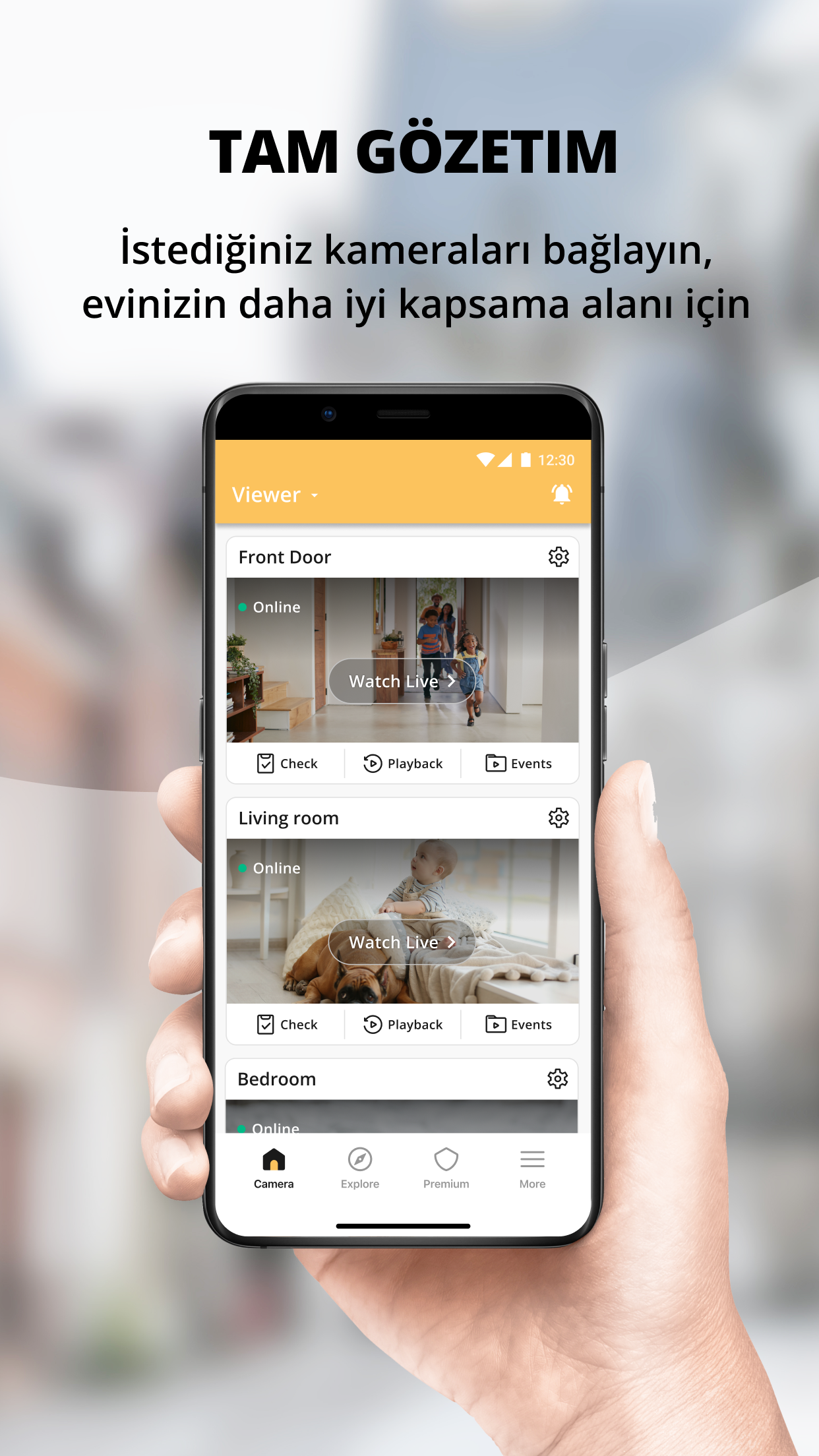 اسکرین شات 2 برنامه Alfred Home Security Camera