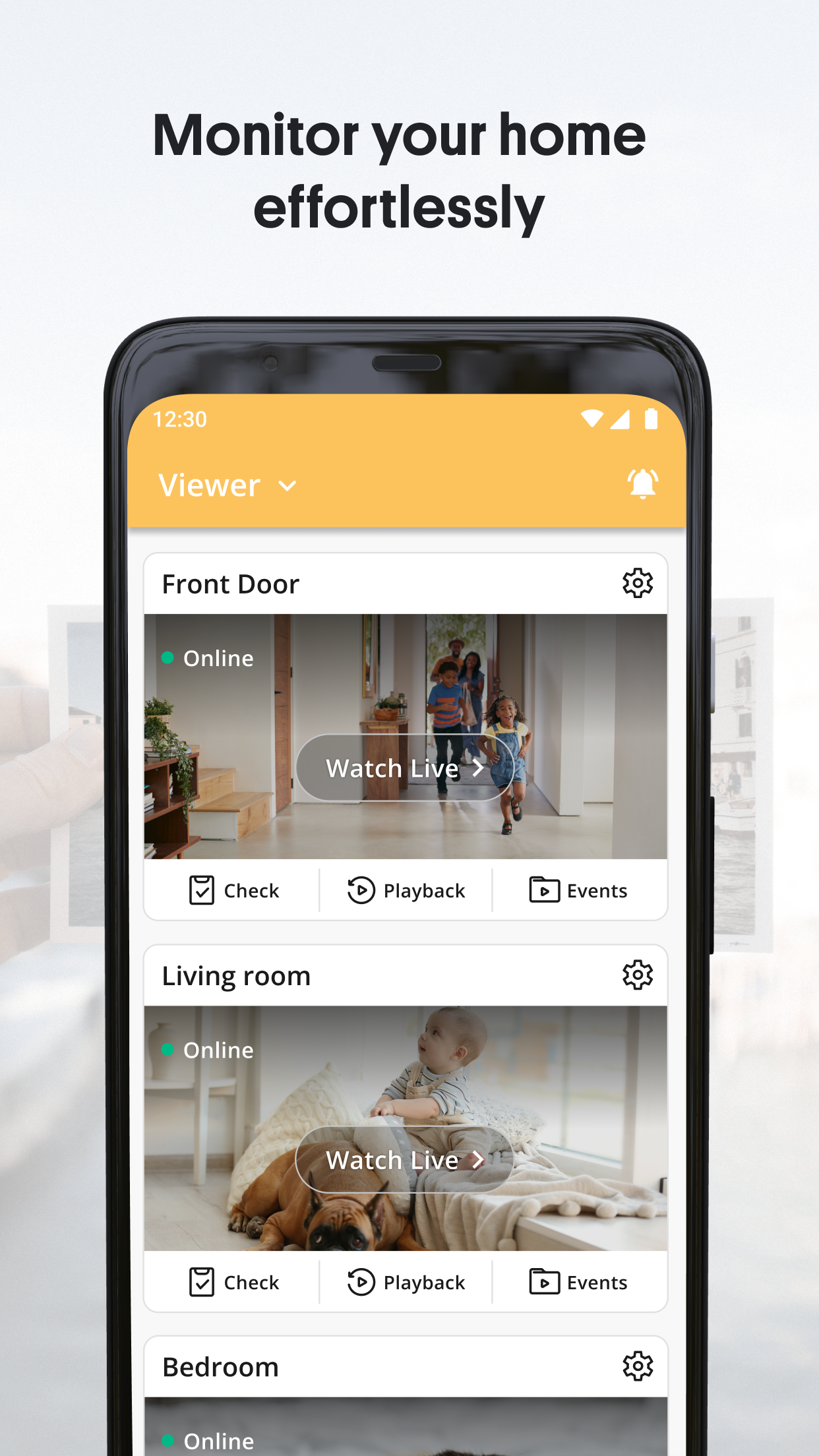 اسکرین شات 5 برنامه AlfredCamera Home Security app
