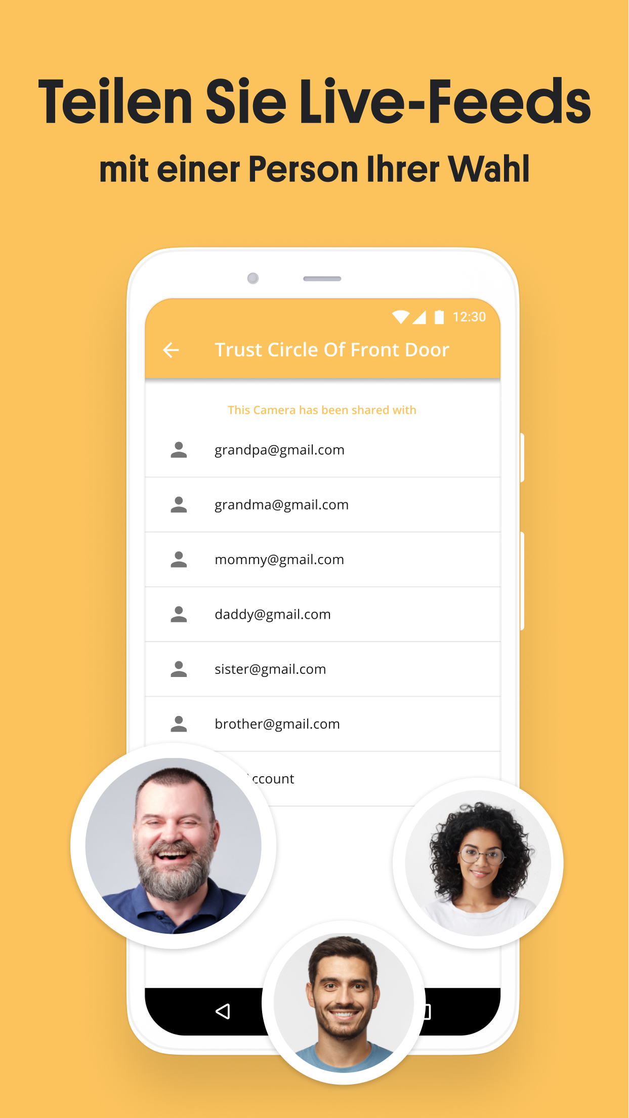 اسکرین شات 5 برنامه Alfred: Videoüberwachung