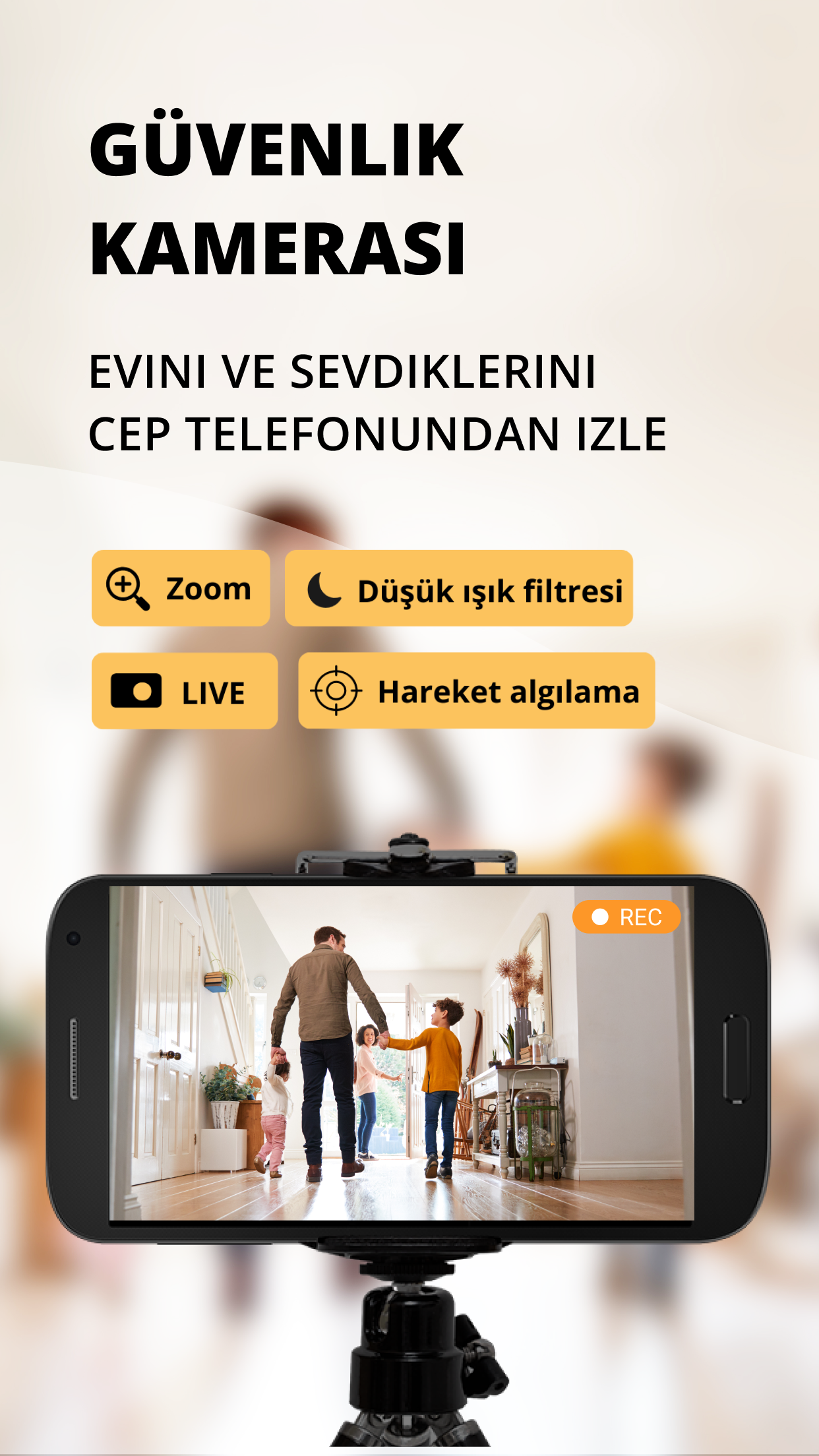 اسکرین شات 1 برنامه Alfred Home Security Camera