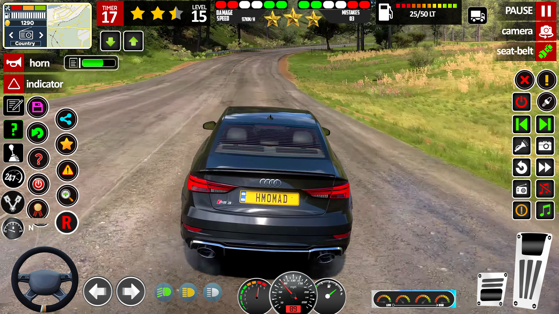 اسکرین شات 6 برنامه US City Car Offline Driving 3D