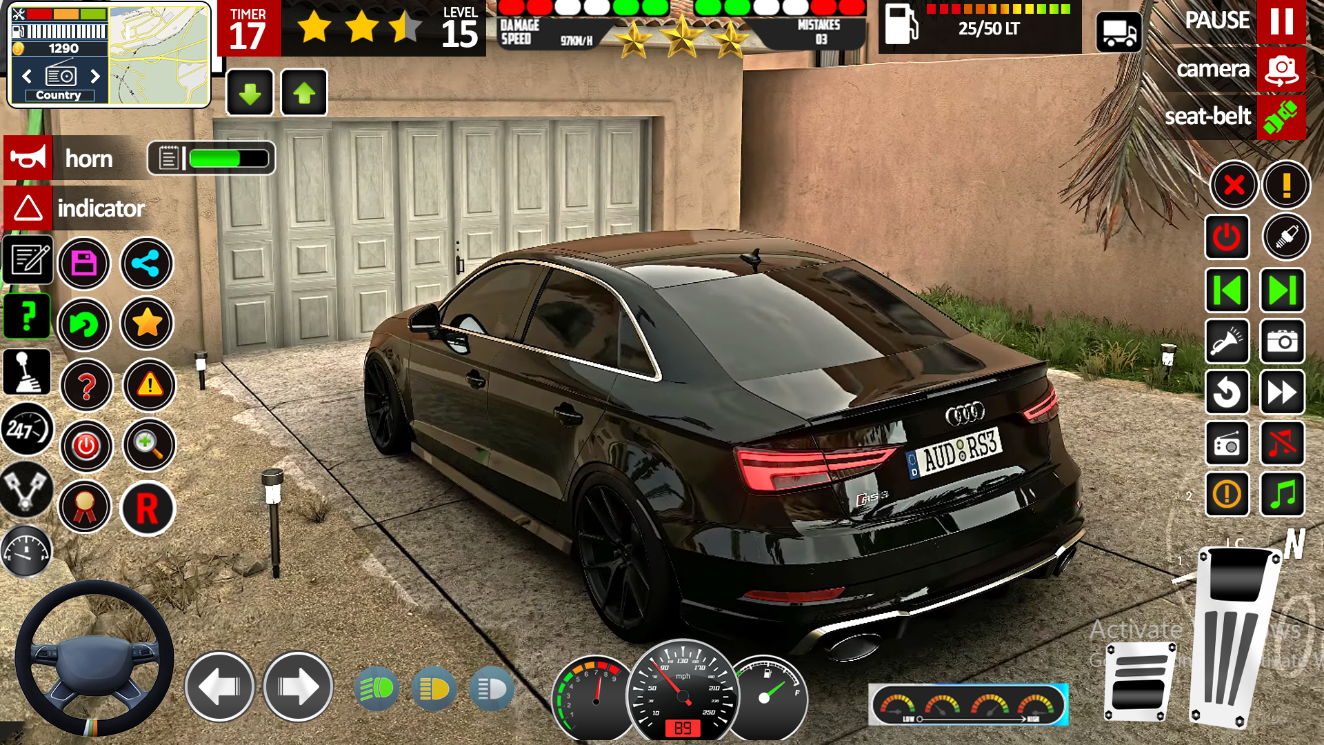 اسکرین شات 1 برنامه US City Car Offline Driving 3D
