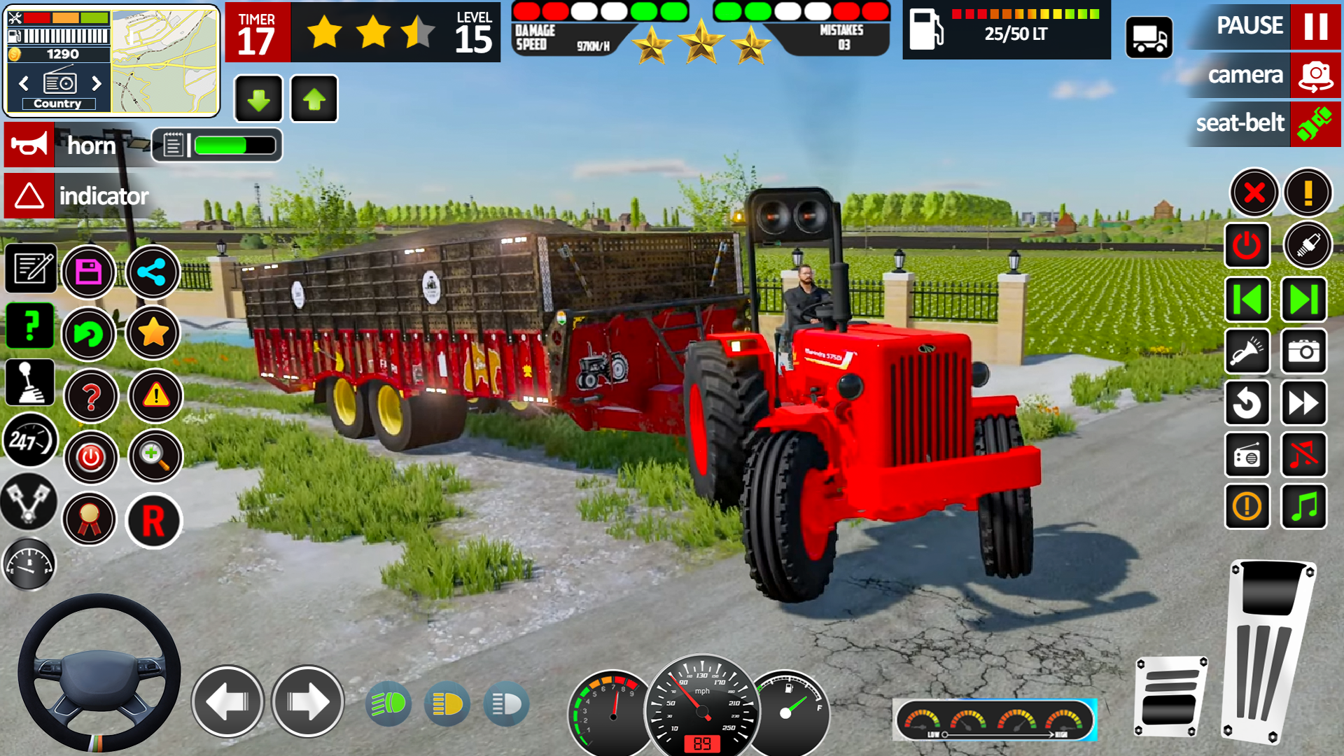 اسکرین شات 4 بازی Real Tractor Farming Game 2025