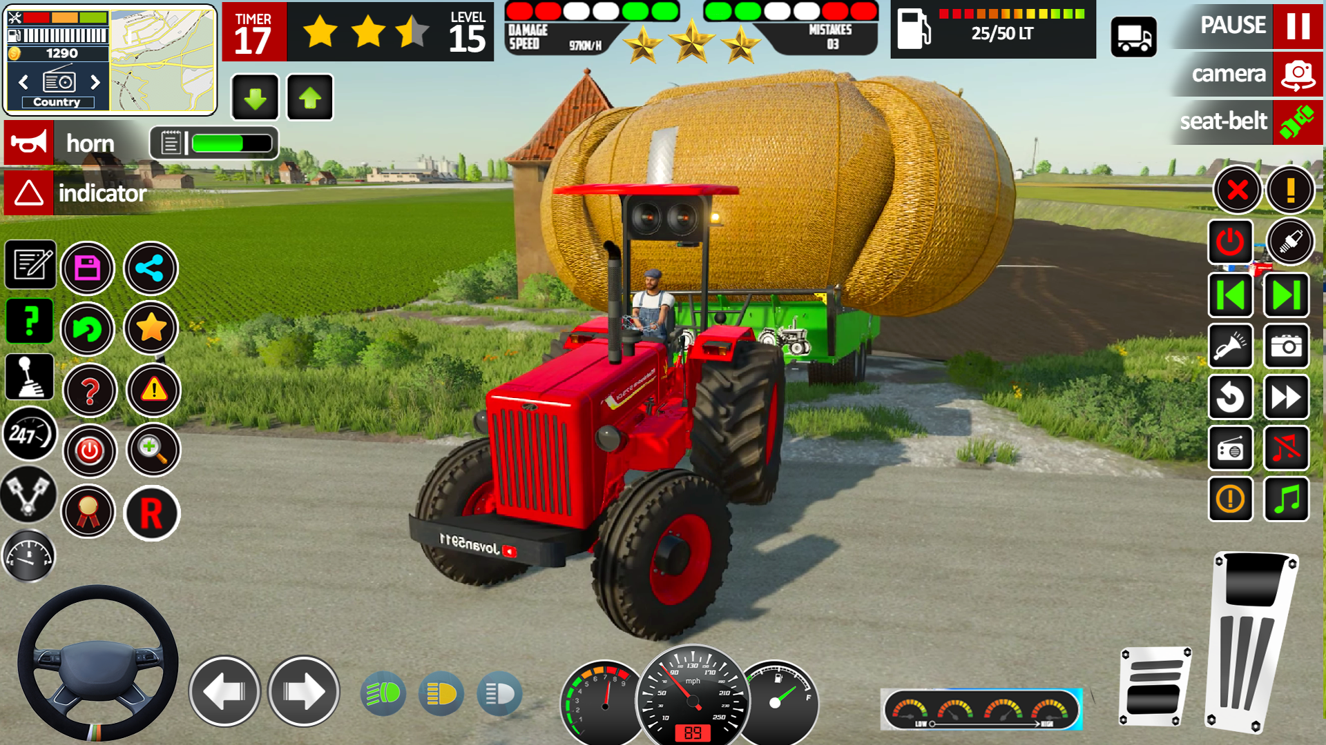 اسکرین شات 2 بازی Real Tractor Farming Game 2025