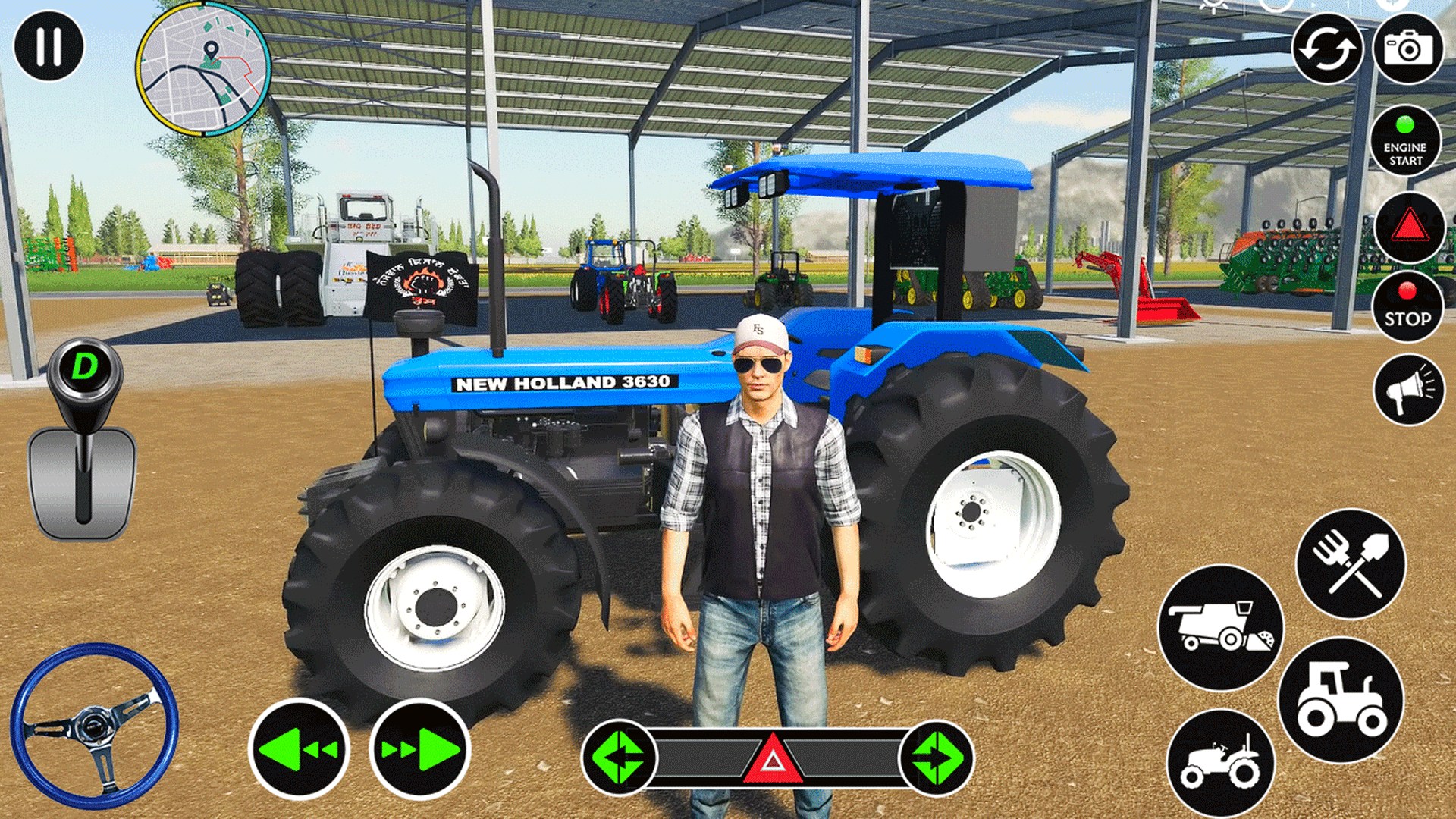 اسکرین شات 1 بازی US Tractor Farming Sim Offroad