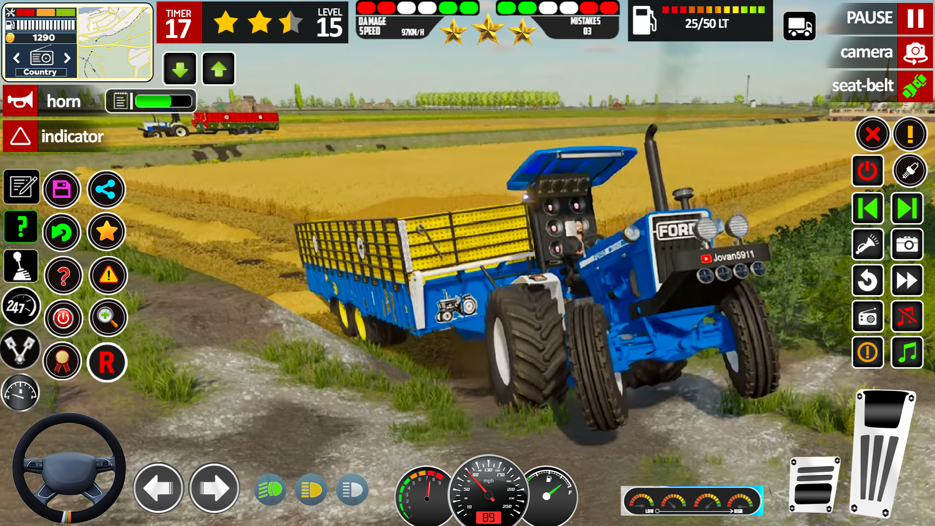 اسکرین شات 3 بازی Real Tractor Farming Game 2025