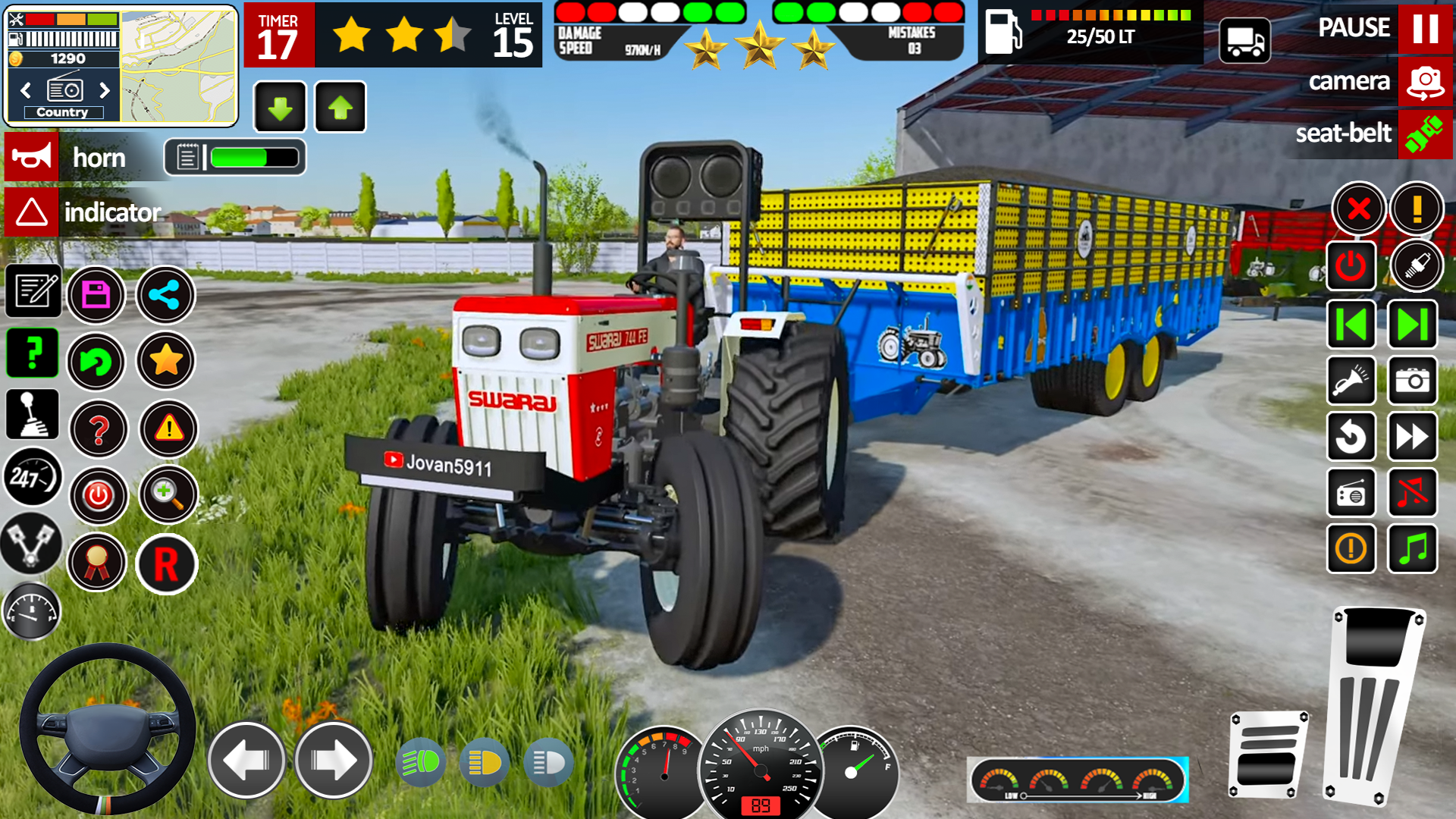 اسکرین شات 1 بازی Real Tractor Farming Game 2025