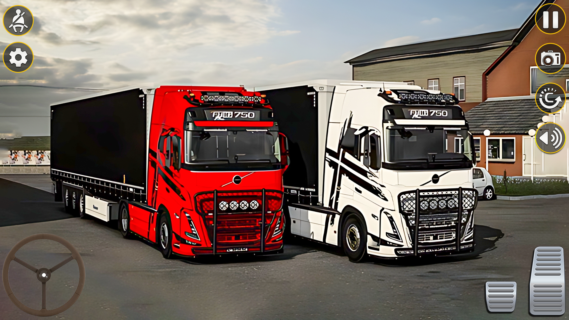 اسکرین شات 5 برنامه US Truck City Transport Sim 3D