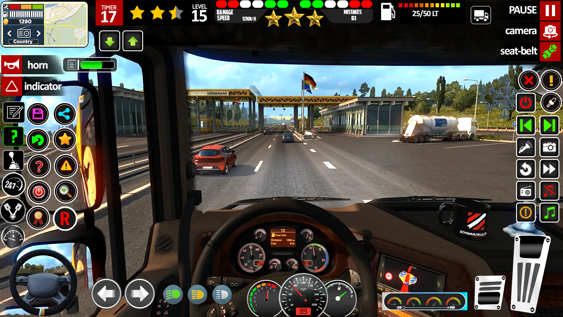اسکرین شات 6 برنامه US Truck City Transport Sim 3d