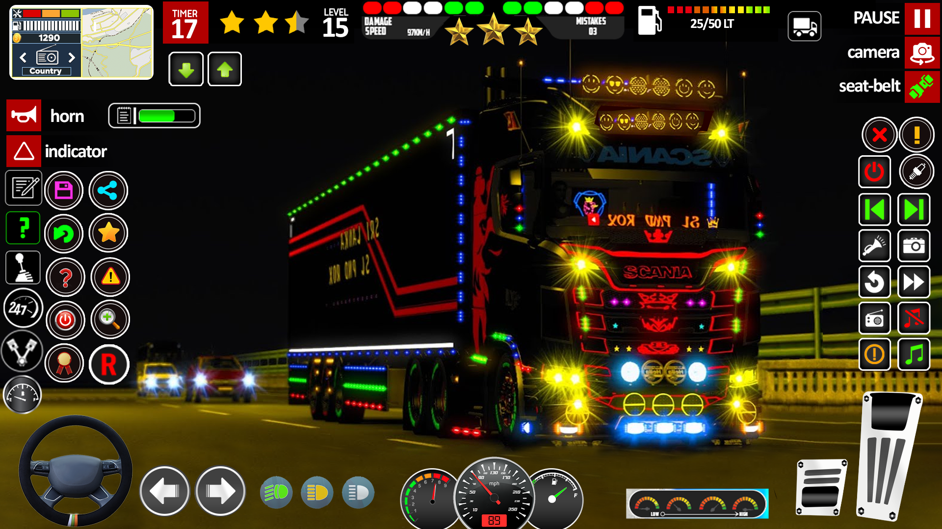 اسکرین شات 2 برنامه US Truck City Transport Sim 3d