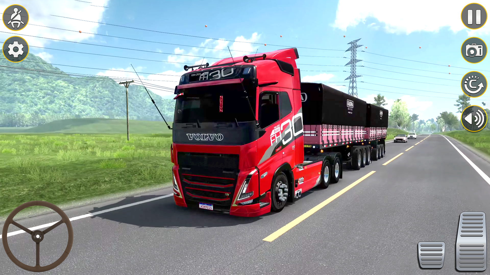 اسکرین شات 1 برنامه US Truck City Transport Sim 3D